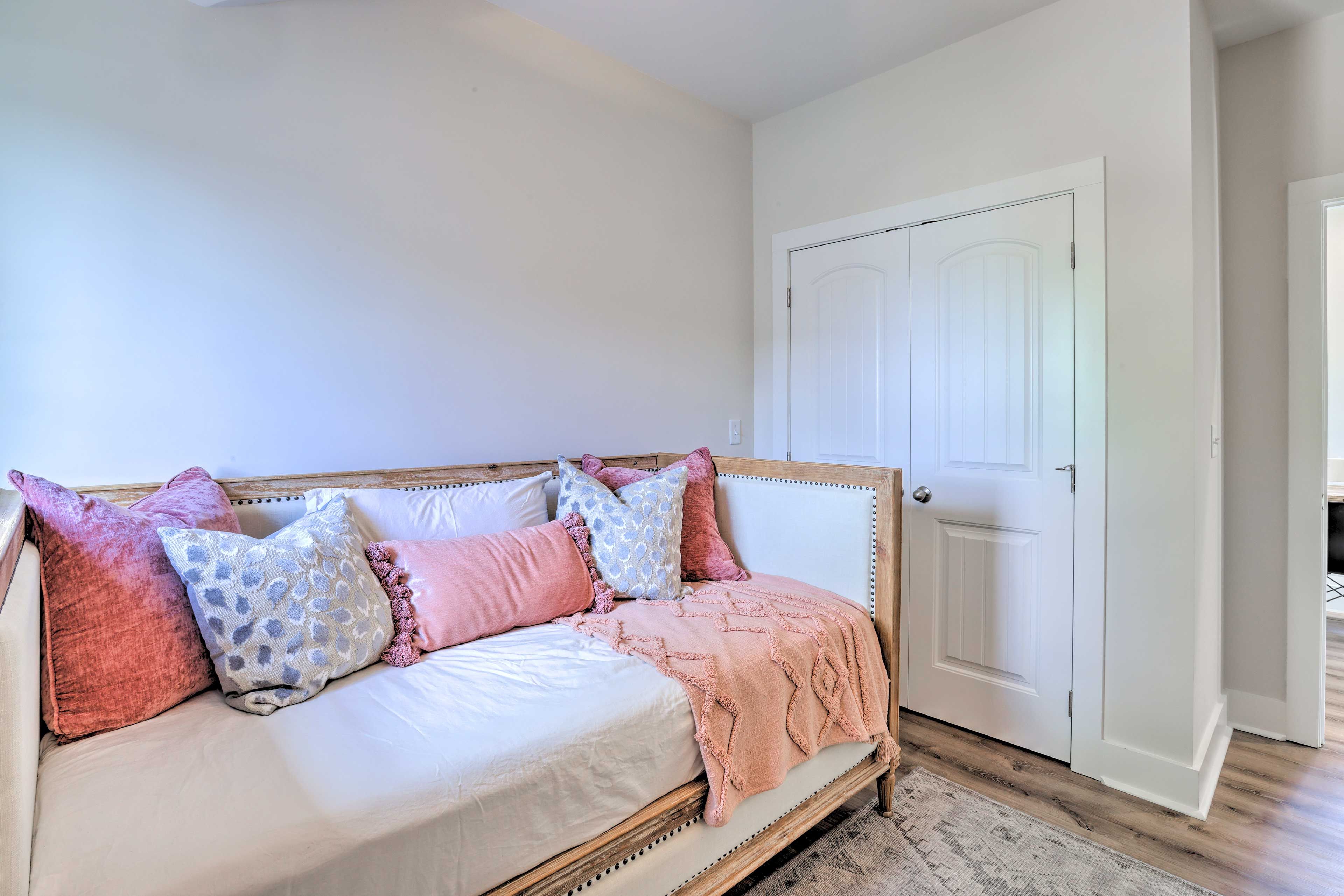 Bedroom 3 | Upper Level | Twin Daybed | Black-Out Curtains