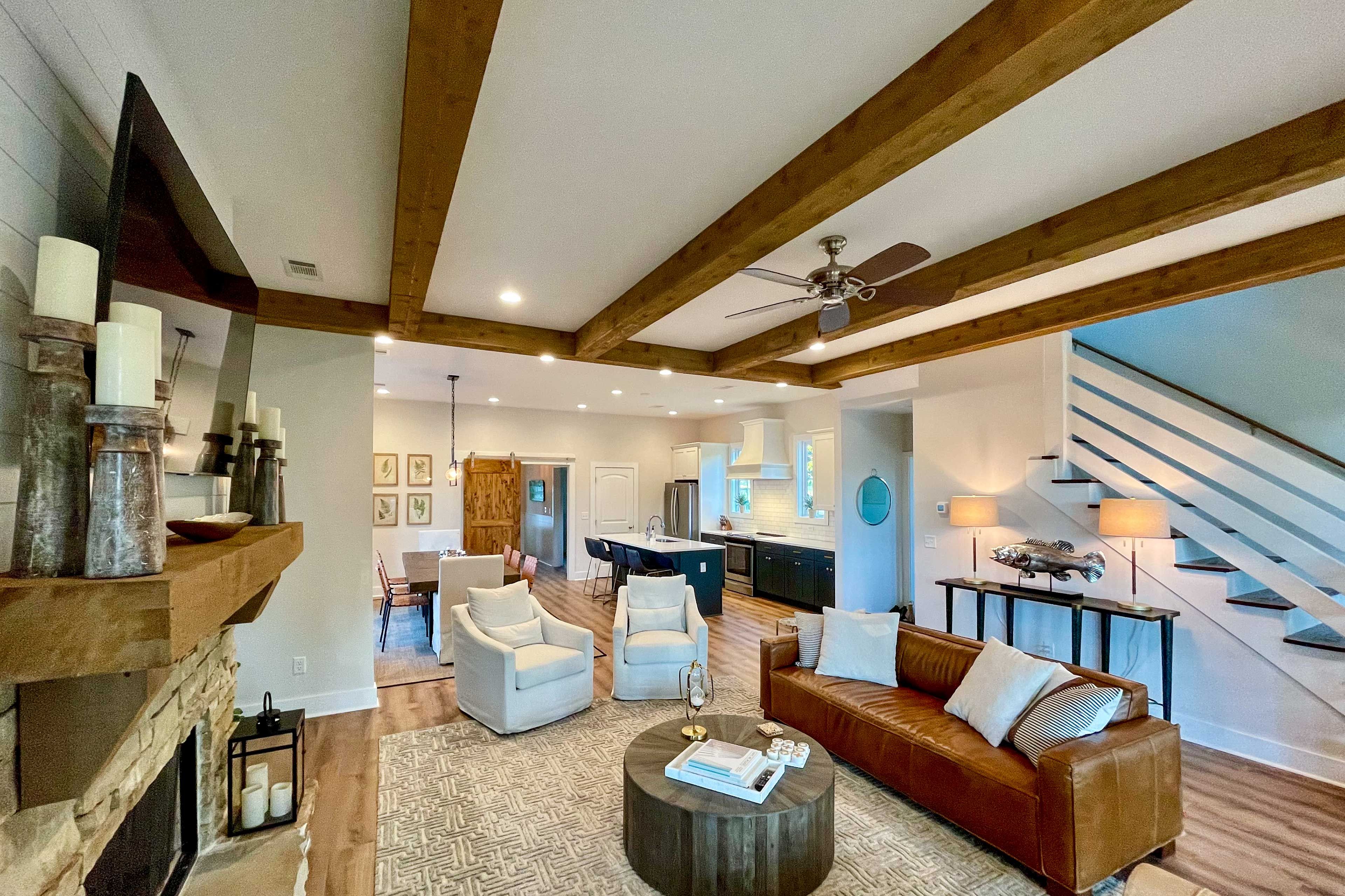Living Room | Free WiFi | Central Heat & A/C | Smart TV | Main Level