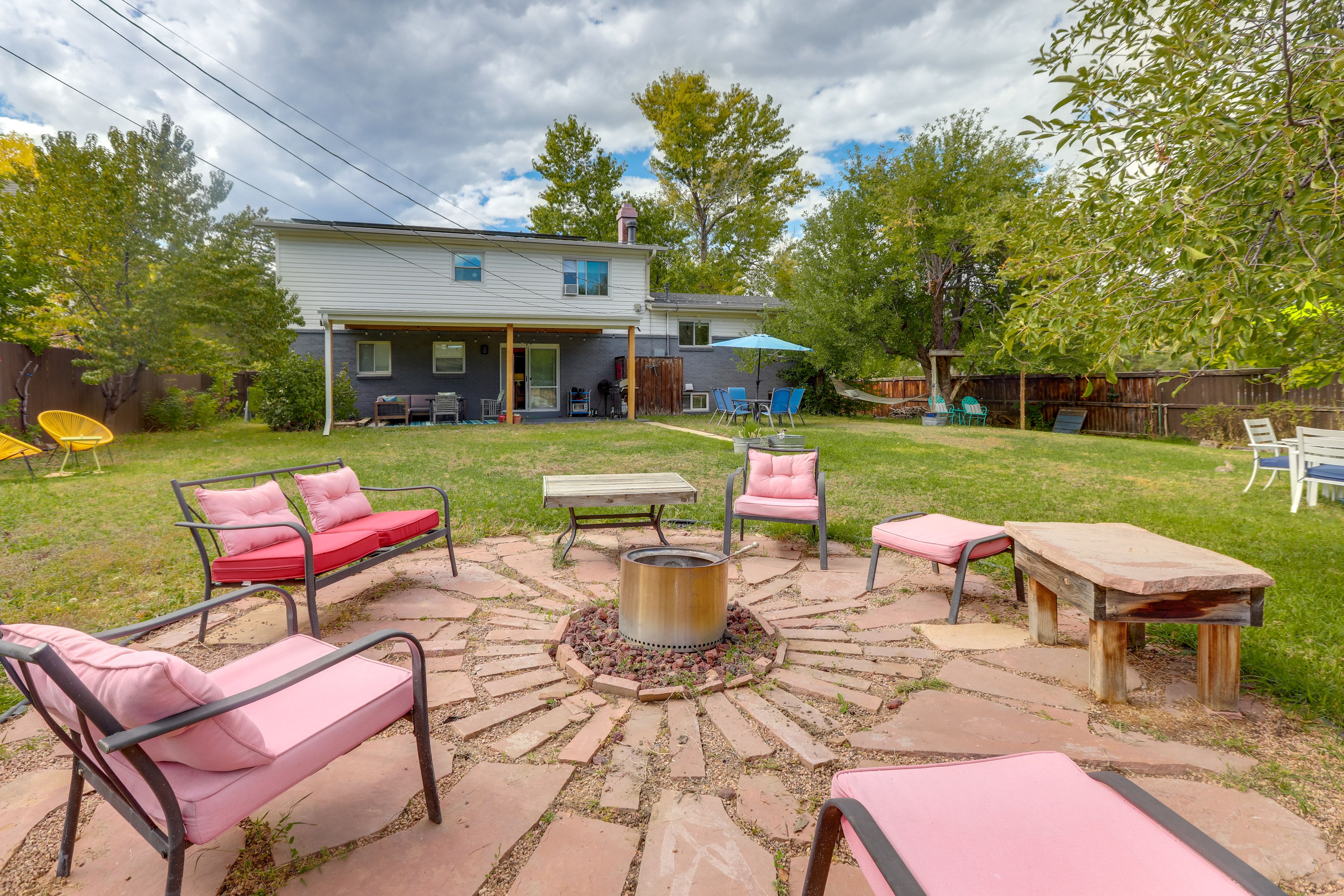 Spacious Yard | Fire Pit w/ Seating | Outdoor Dining