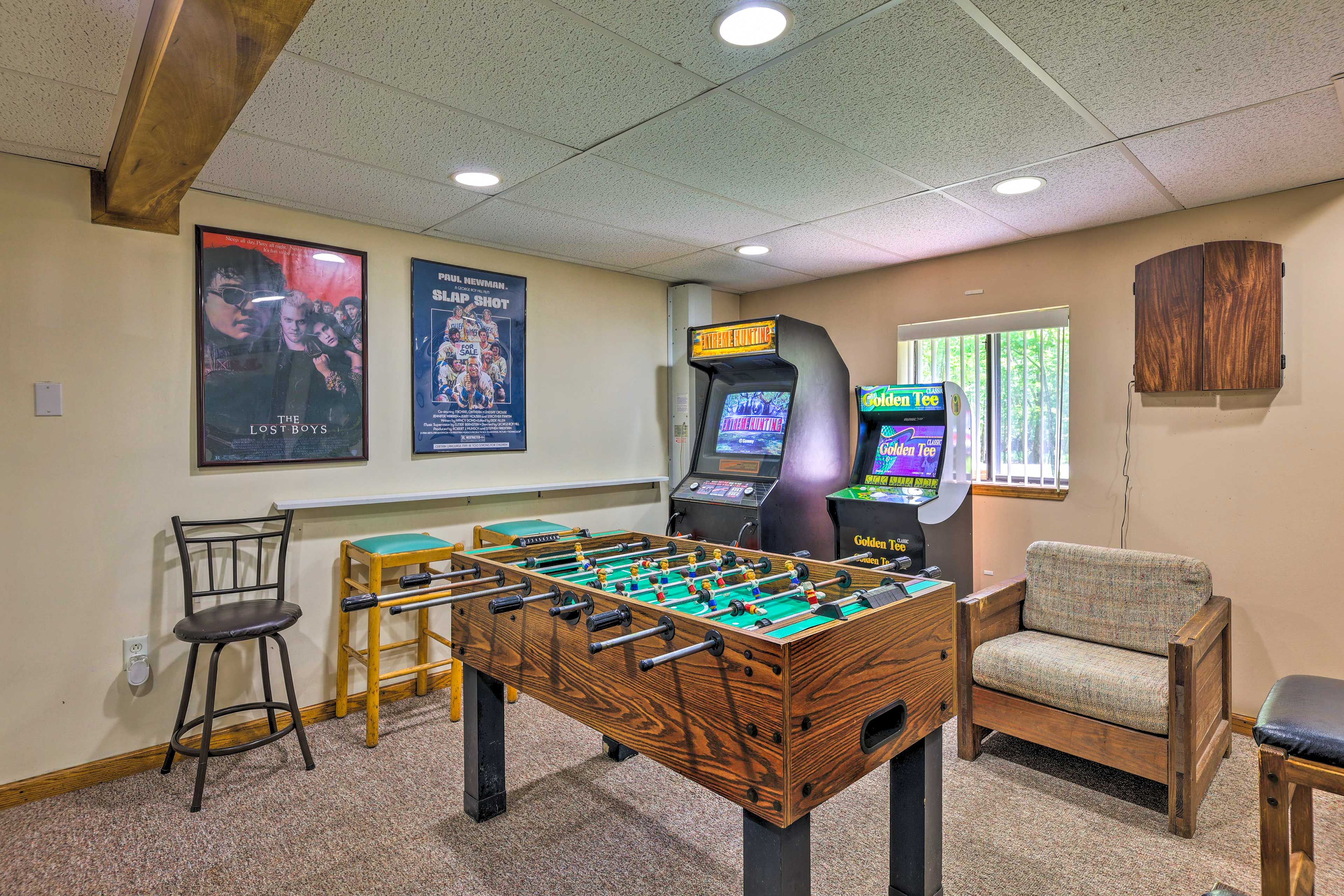 Game Room | Lower Level | Free WiFi