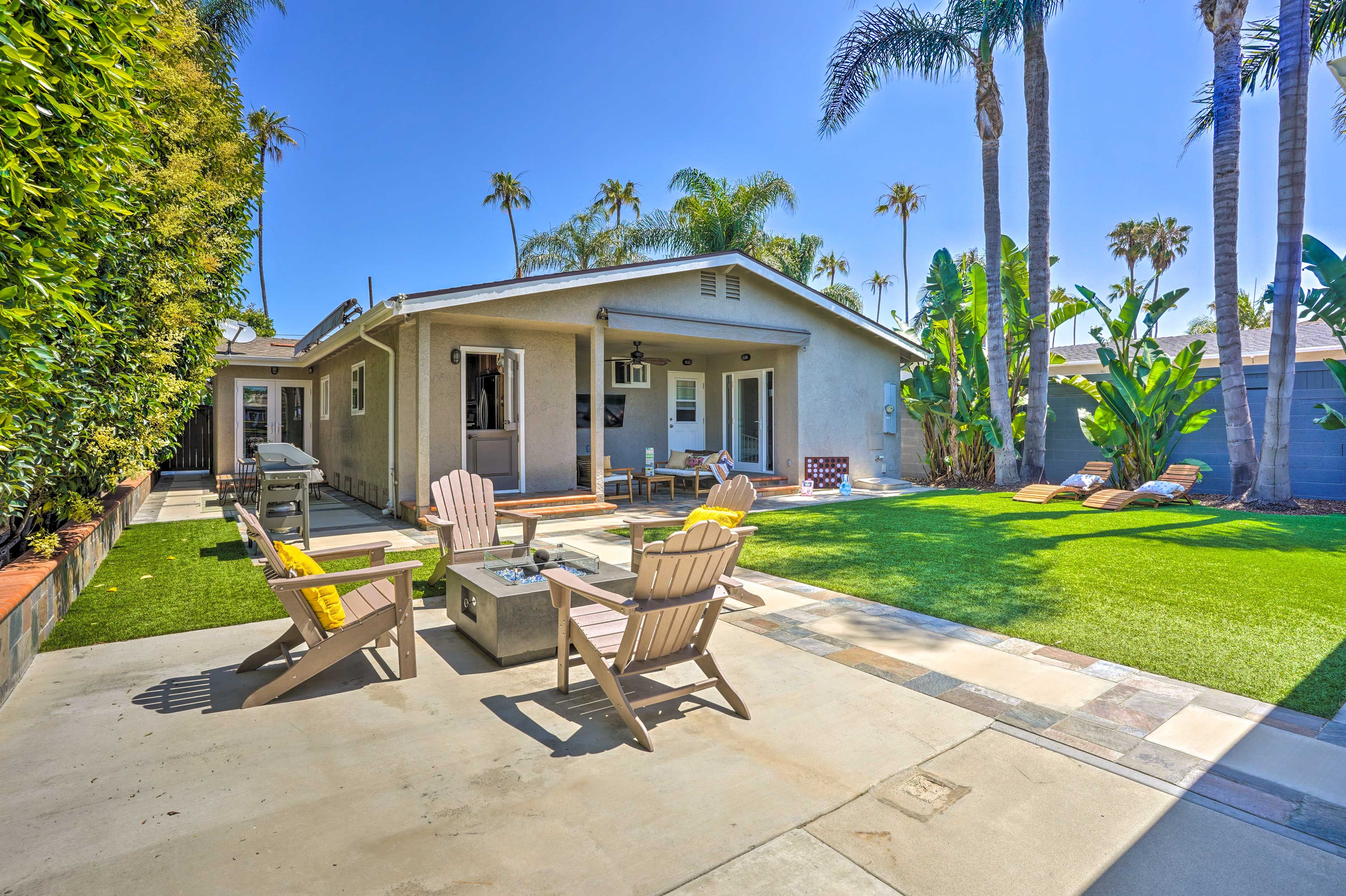 Private Yard | Single-Story Interior | Free Street Parking