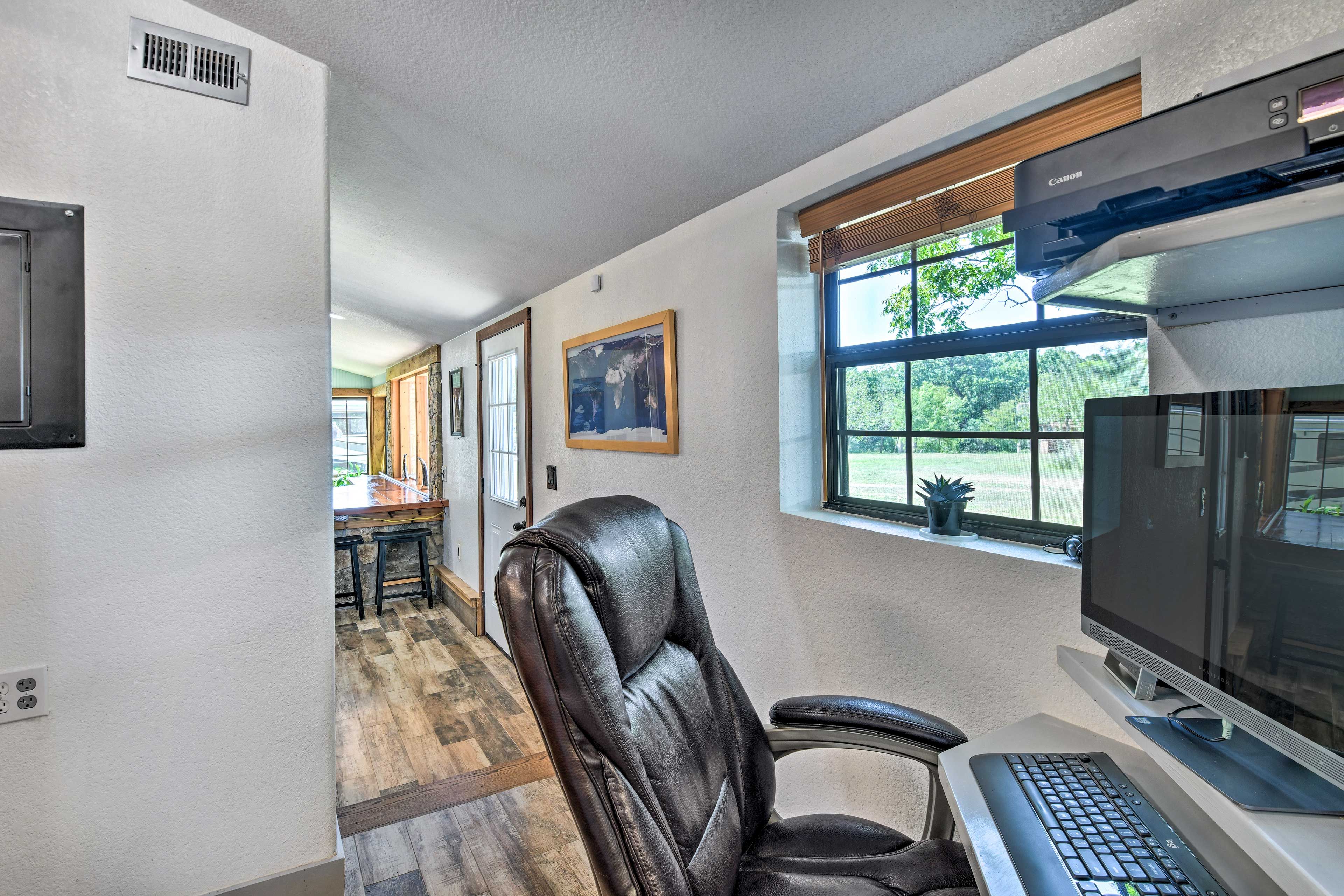 Laptop-Friendly Workspace