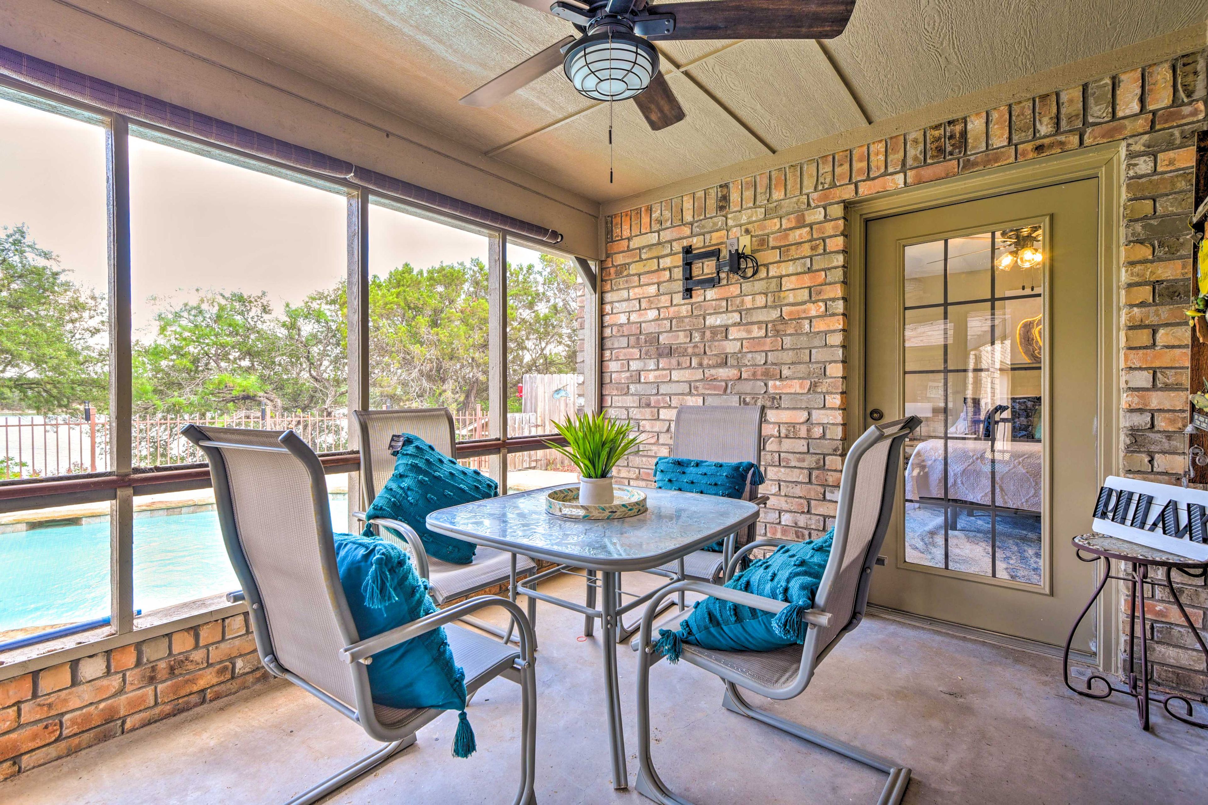 Screened-In Porch | Smart TV