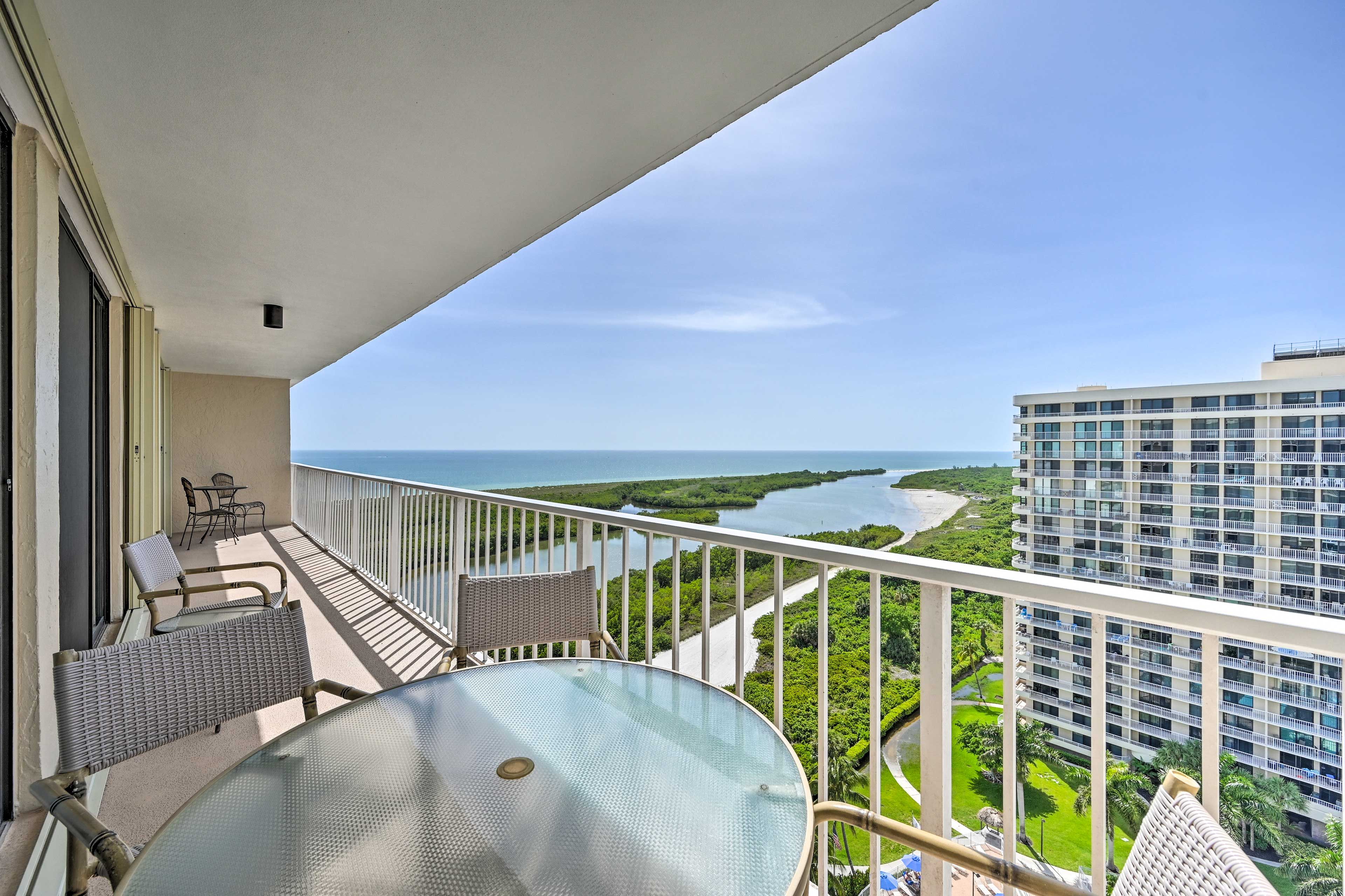 Balcony w/ Ocean Views