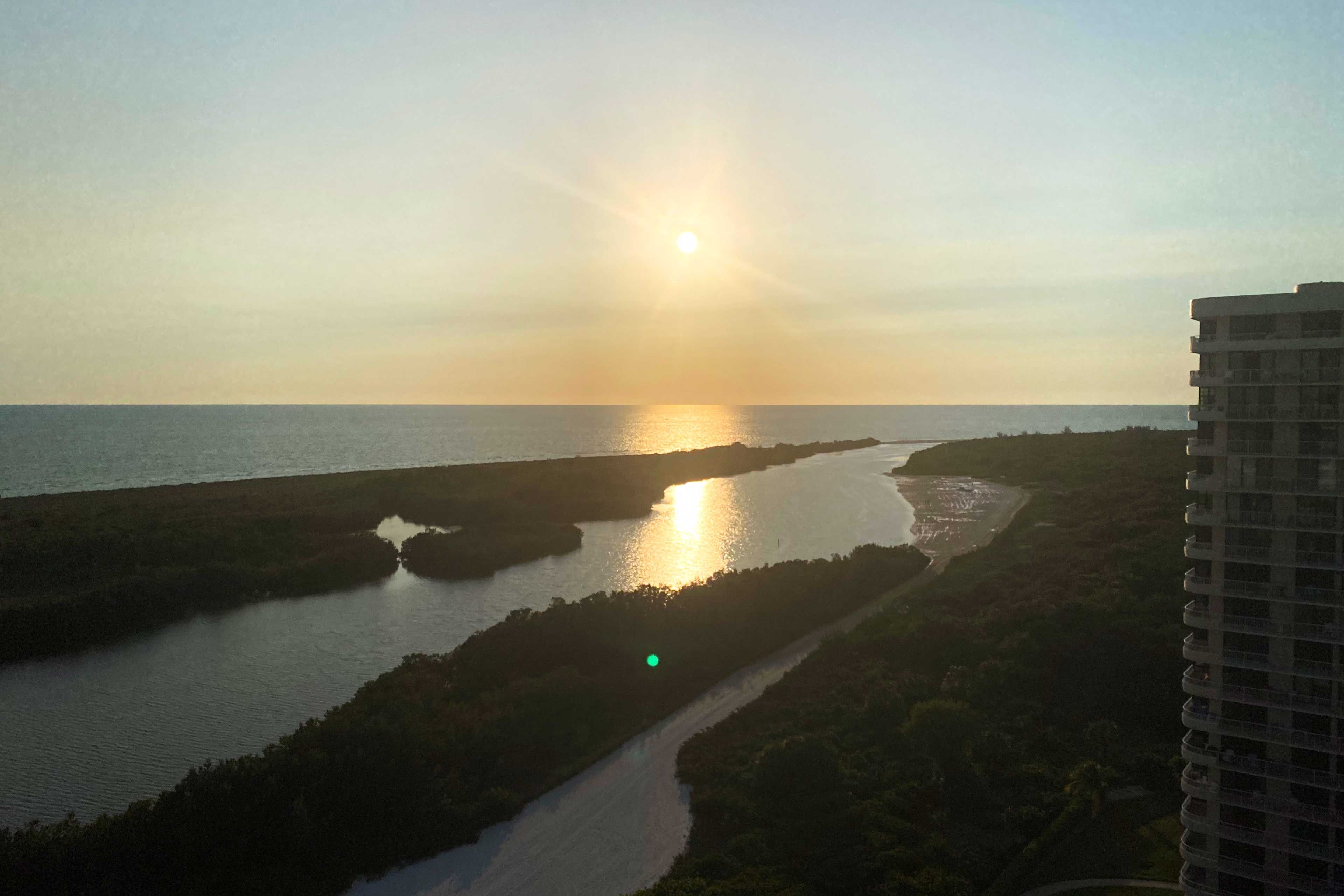 Sunset Views From Balcony