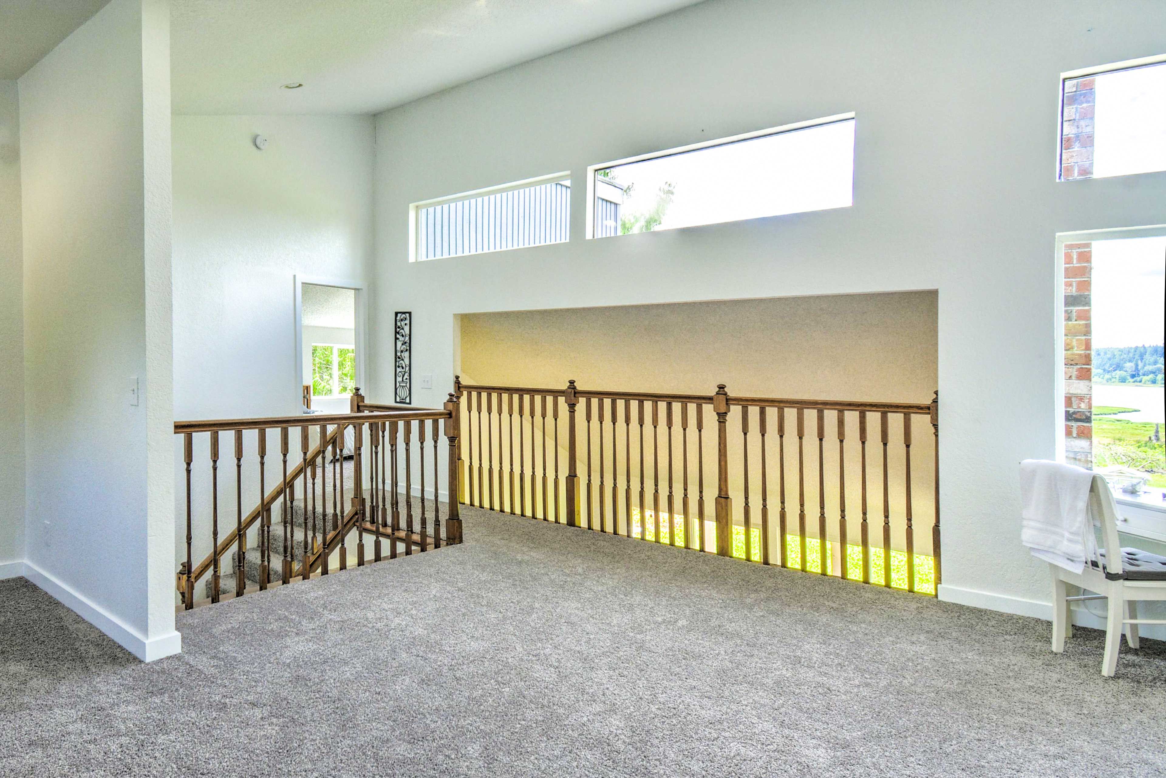 Upstairs Living Area | TV | Board Games