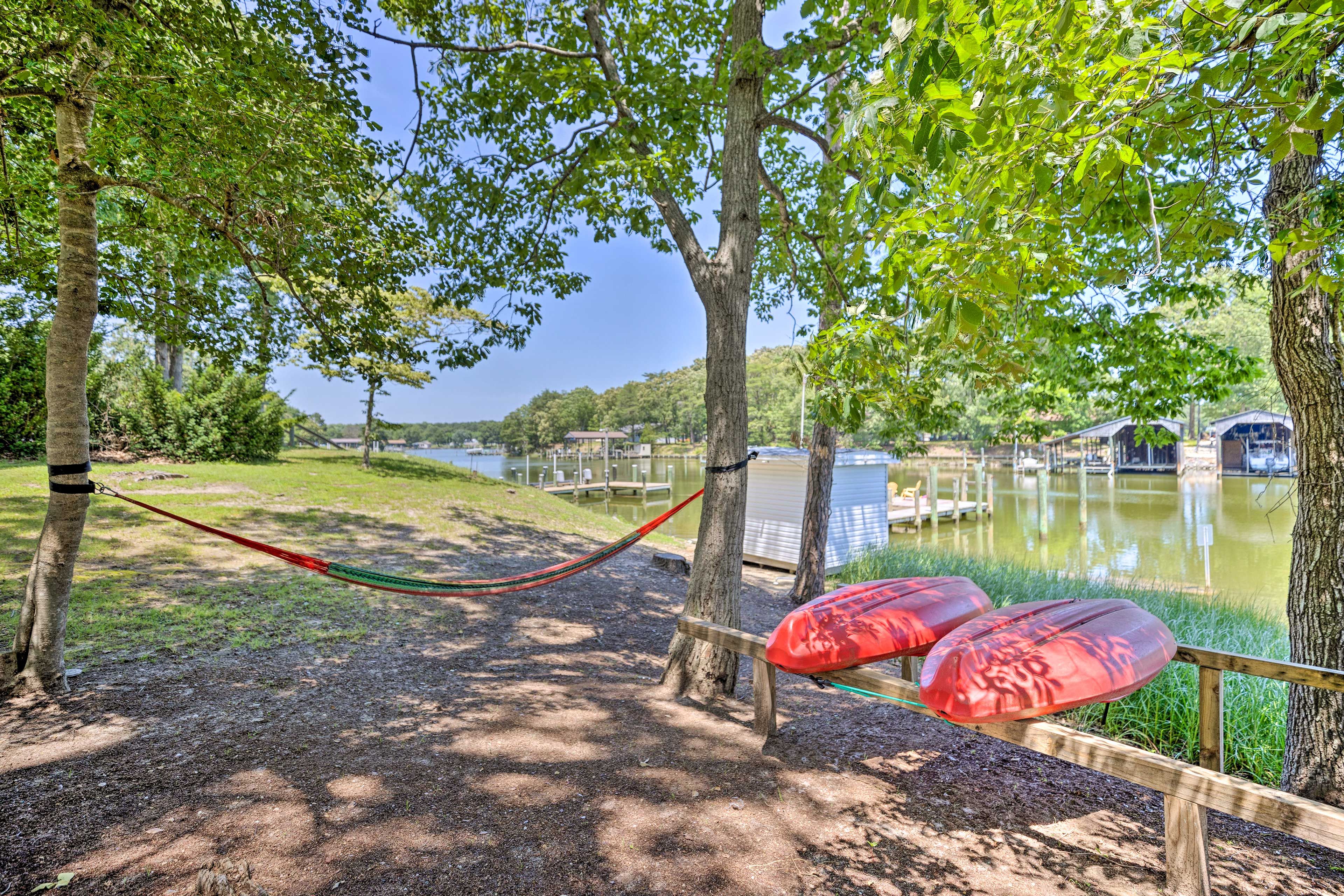 House Exterior | Kayaks | Hammock