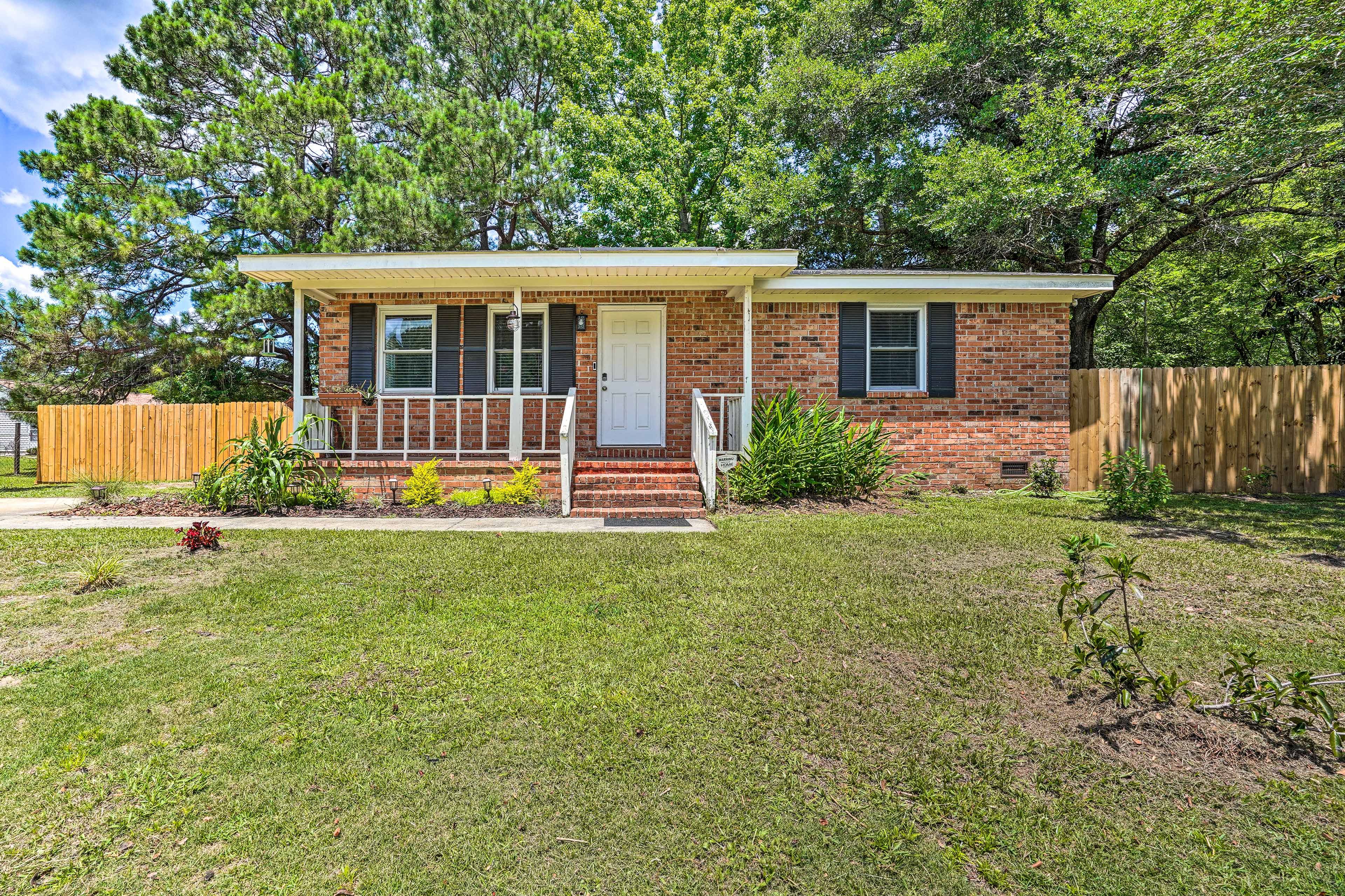 Property Exterior | Single-Story Home | 1,080 Sq Ft