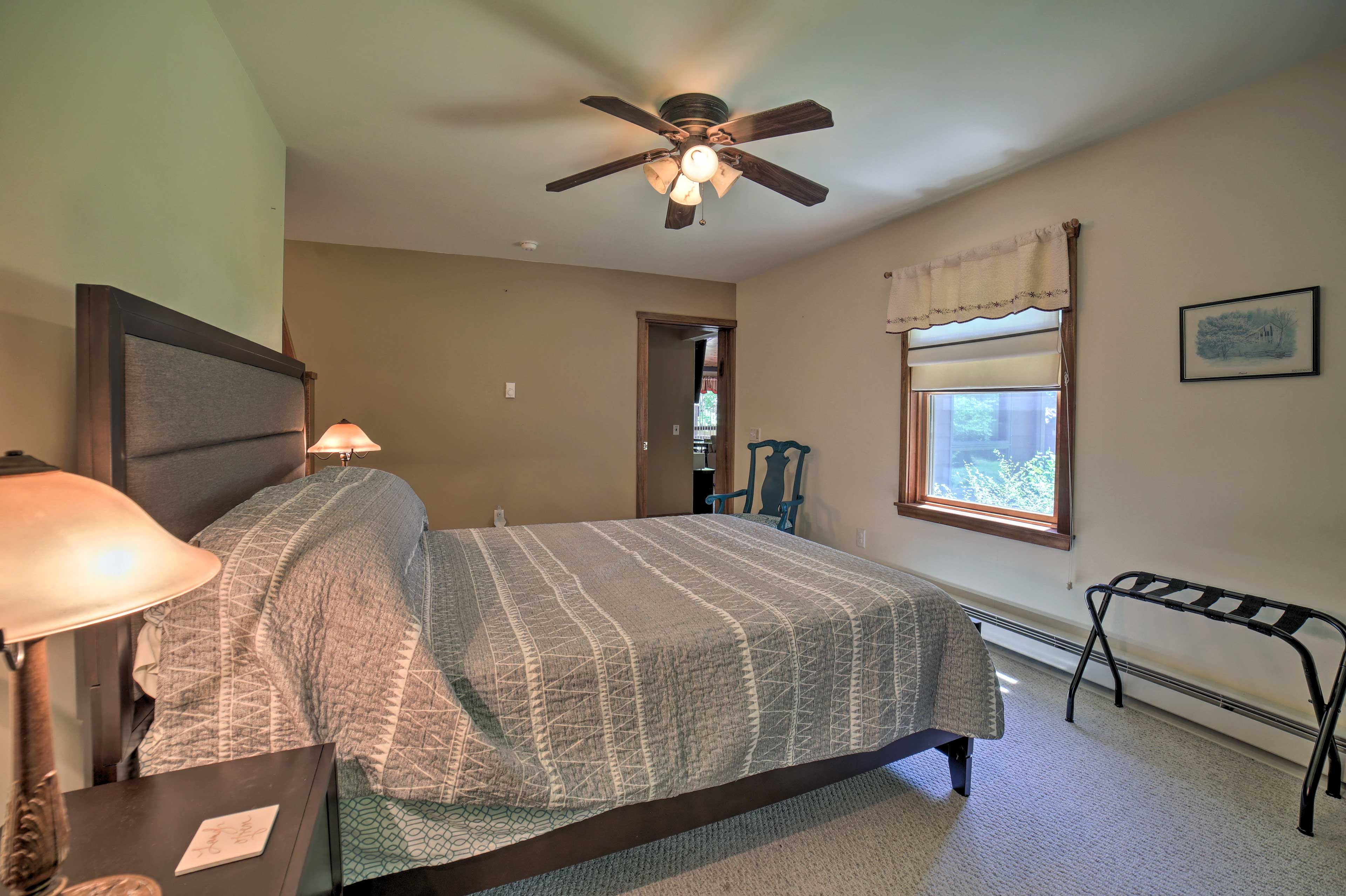 Bedroom 2 w/ Loft | Queen Bed | Main Floor