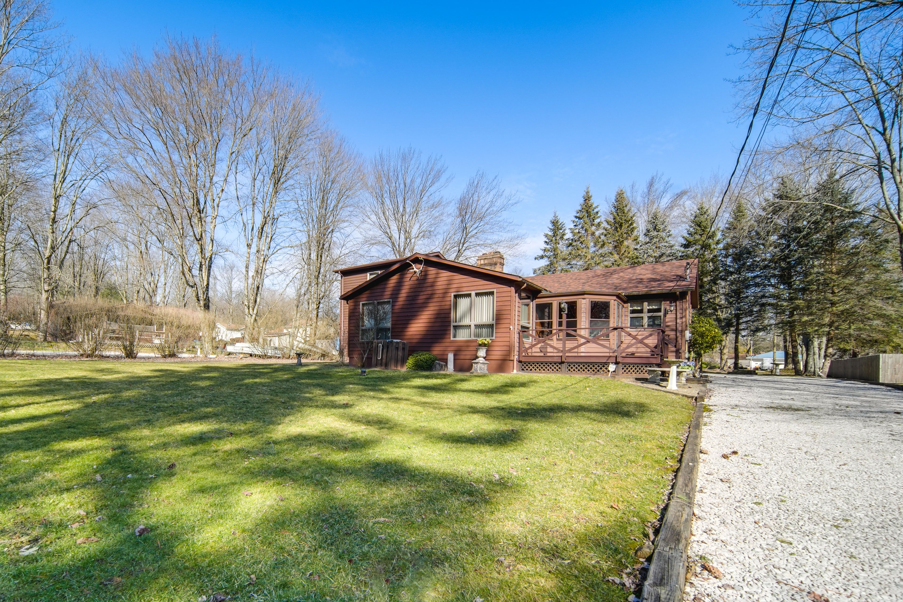 Property Exterior | Gas Grill (Propane Provided) | Fire Pit (Wood Provided)