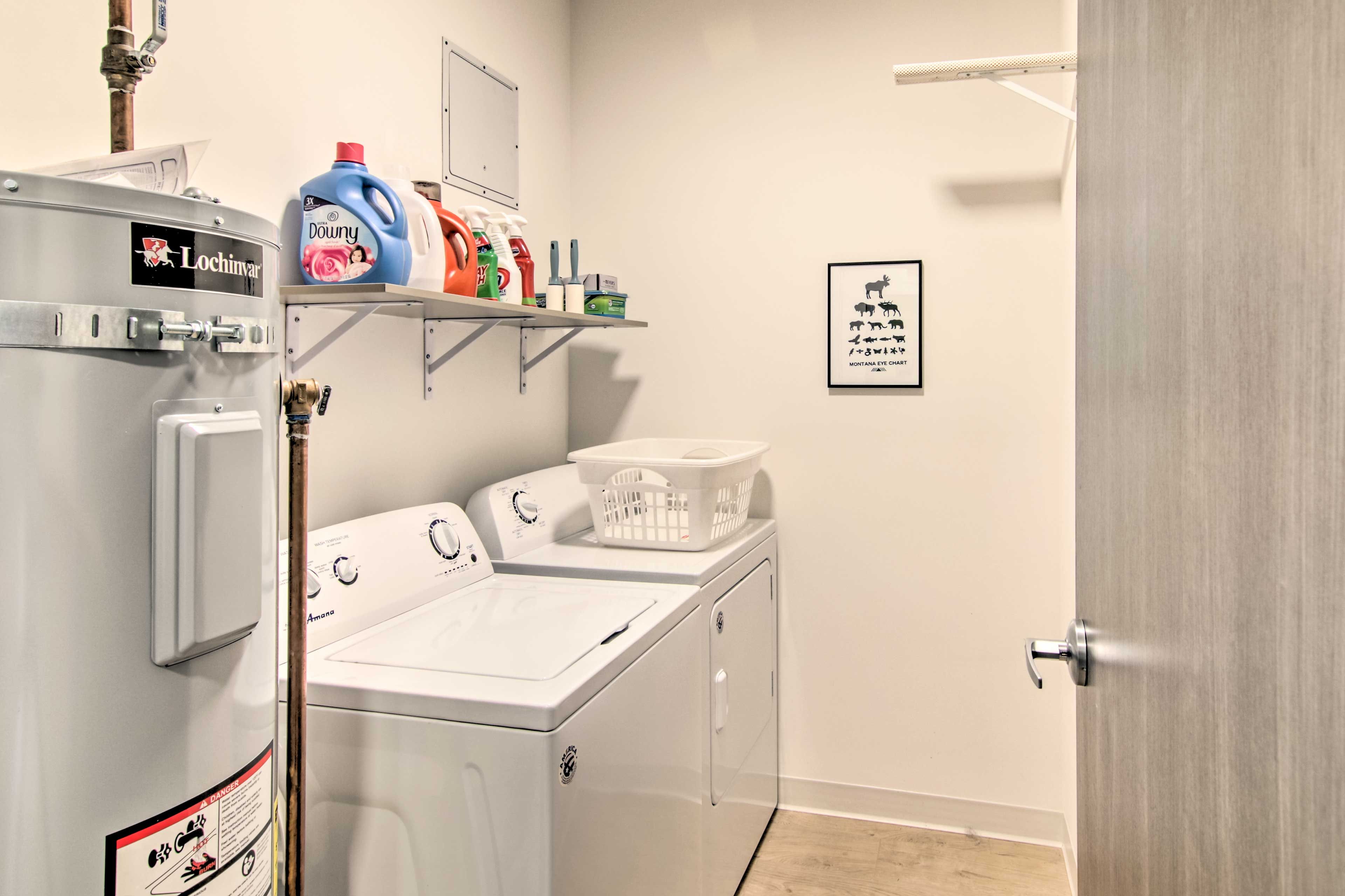 Laundry Room | Laundry Detergent Provided