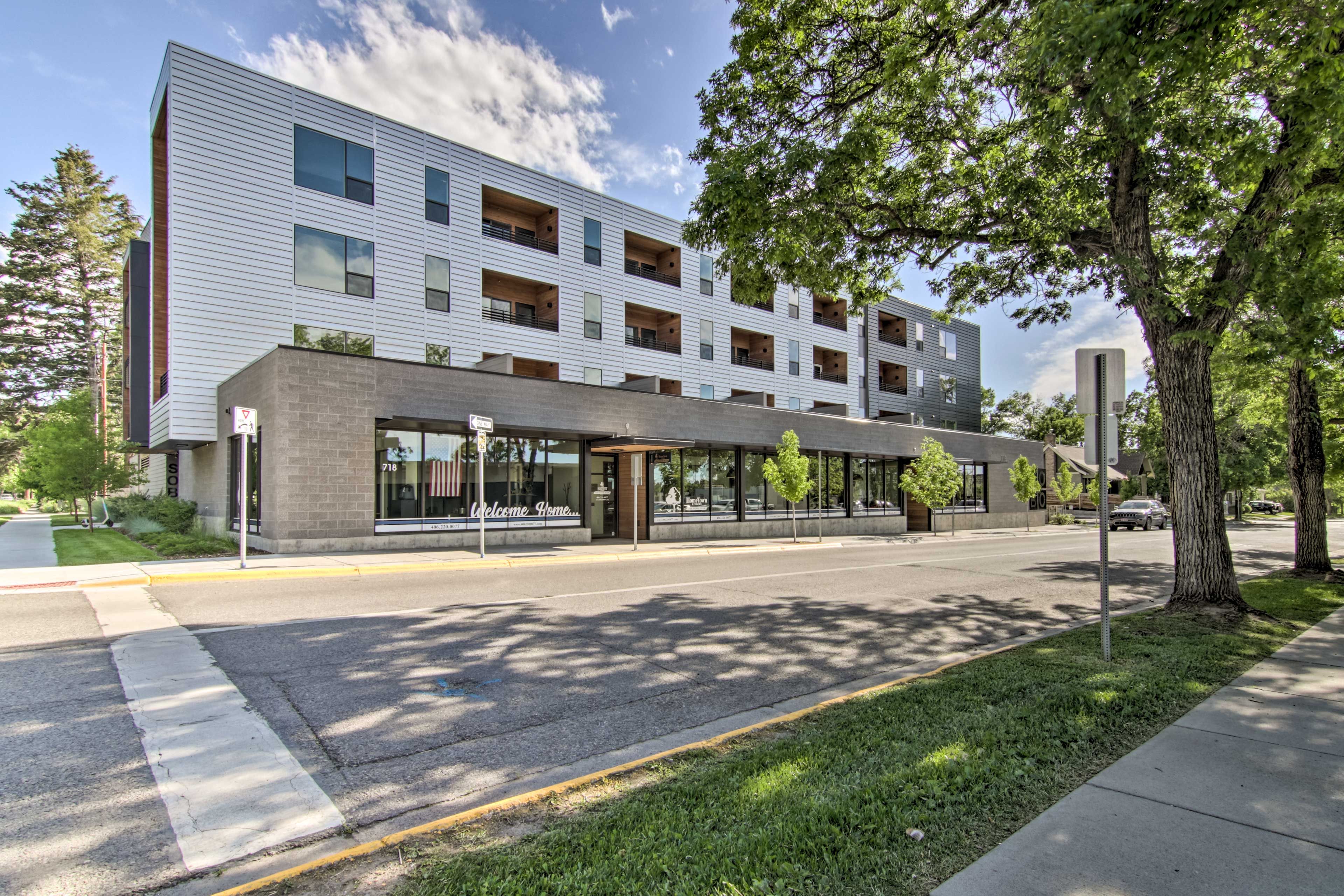 Bozeman Vacation Rental | 1BR | 1BA | Step-Free w/ Elevator | 640 Sq Ft