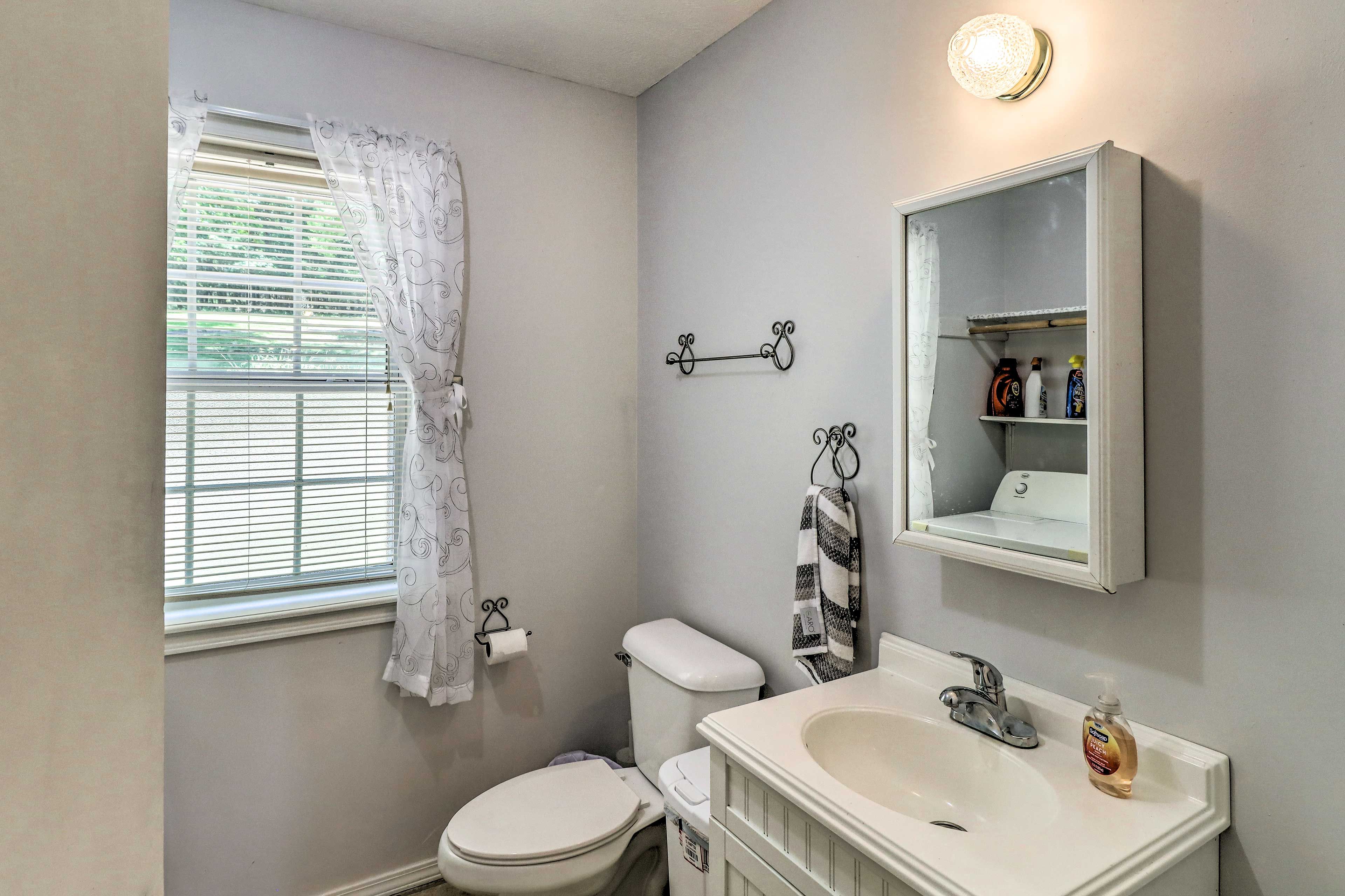 Half Bathroom | At-Home Laundry | 1st Floor