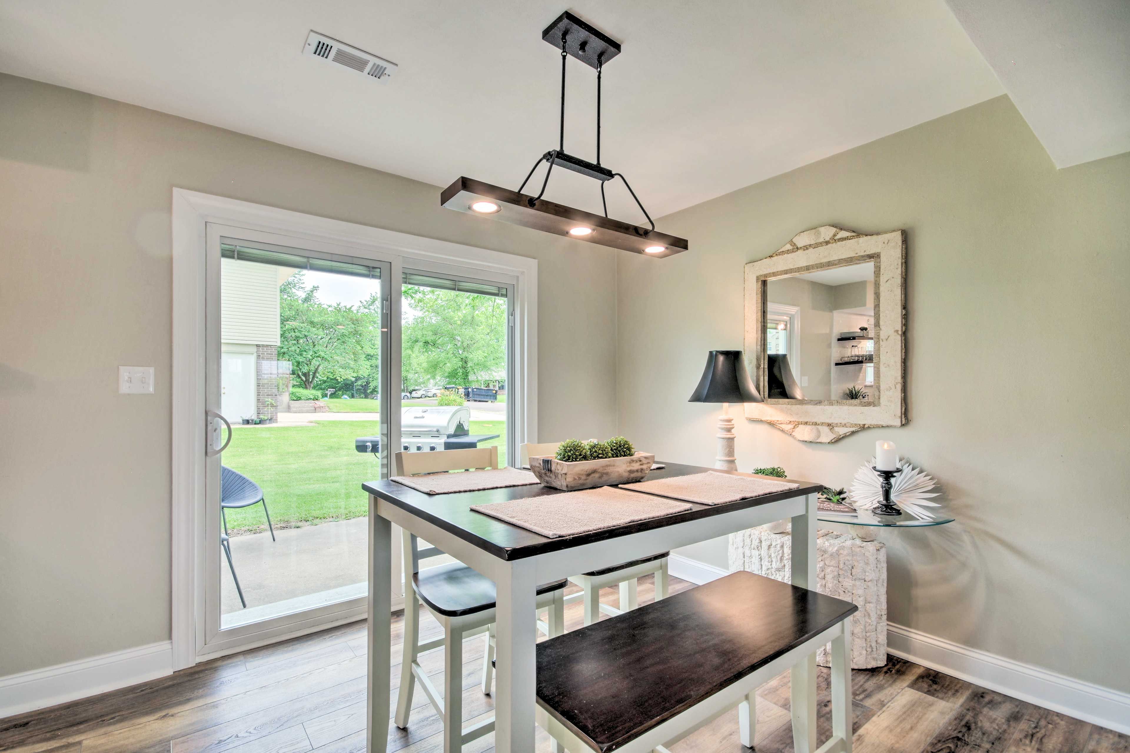 Dining Room | Dishware & Flatware Provided