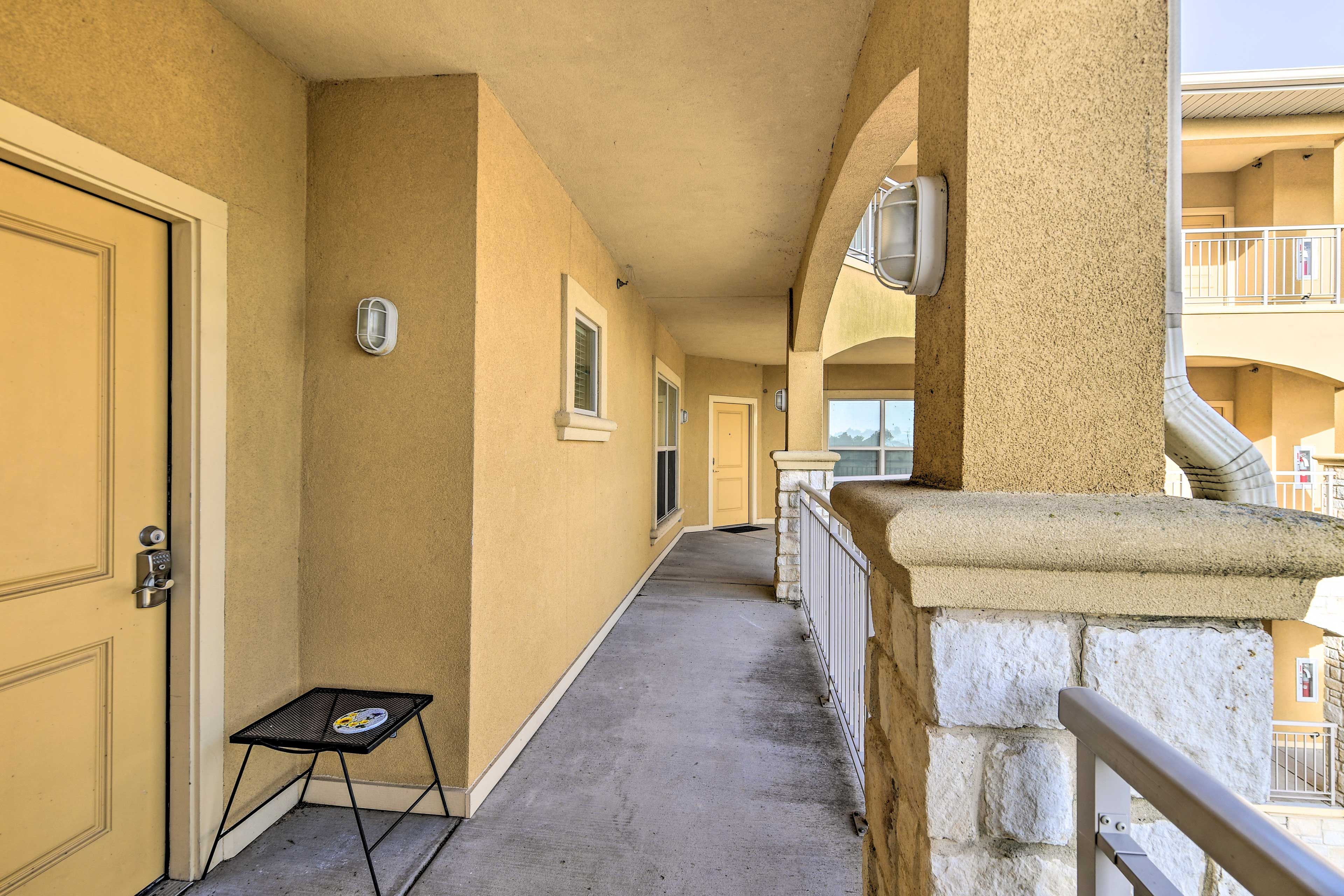 Condo Exterior | Front Entry | Gated Community