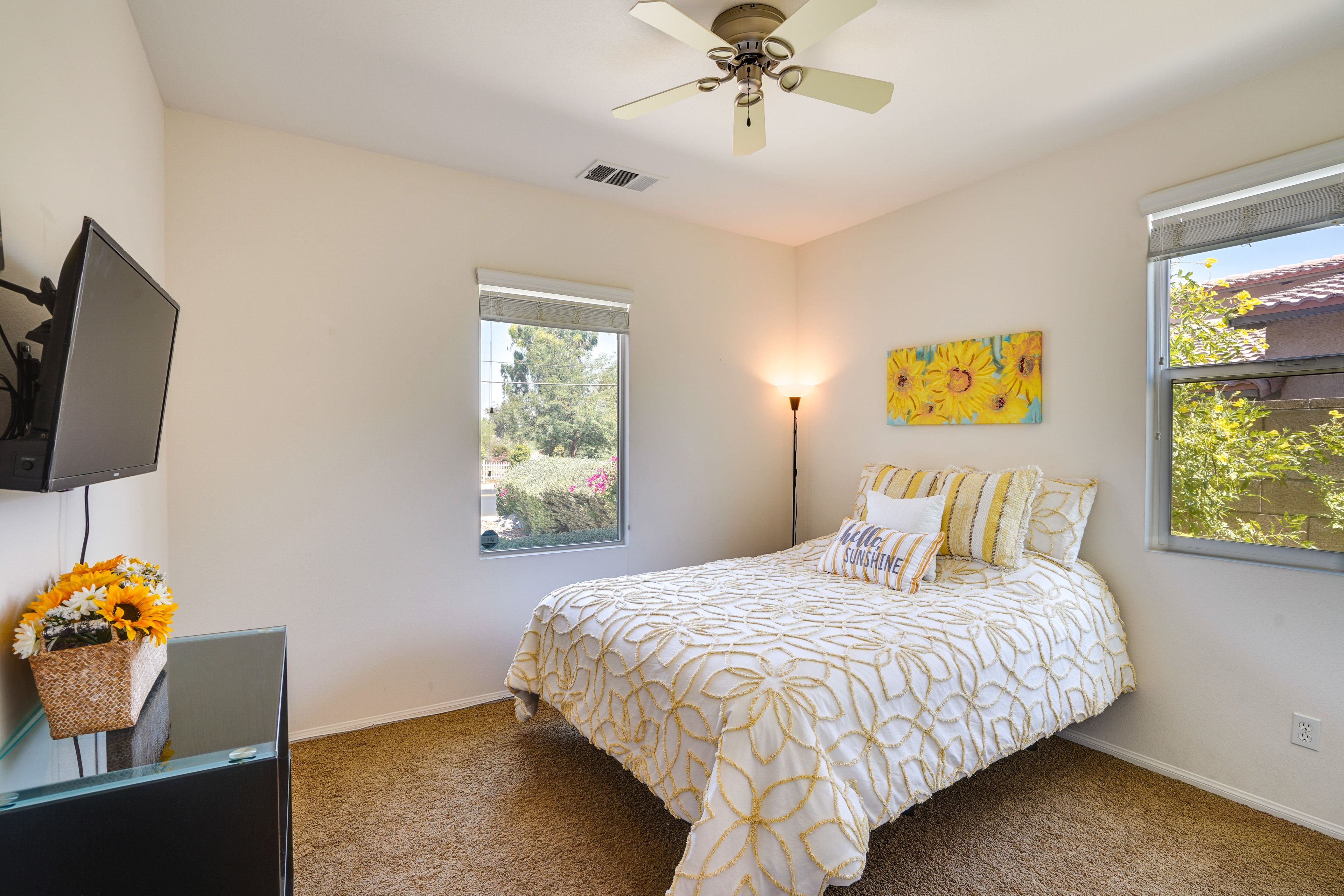 Bedroom 2 | Queen Bed | Smart TV w/ Cable