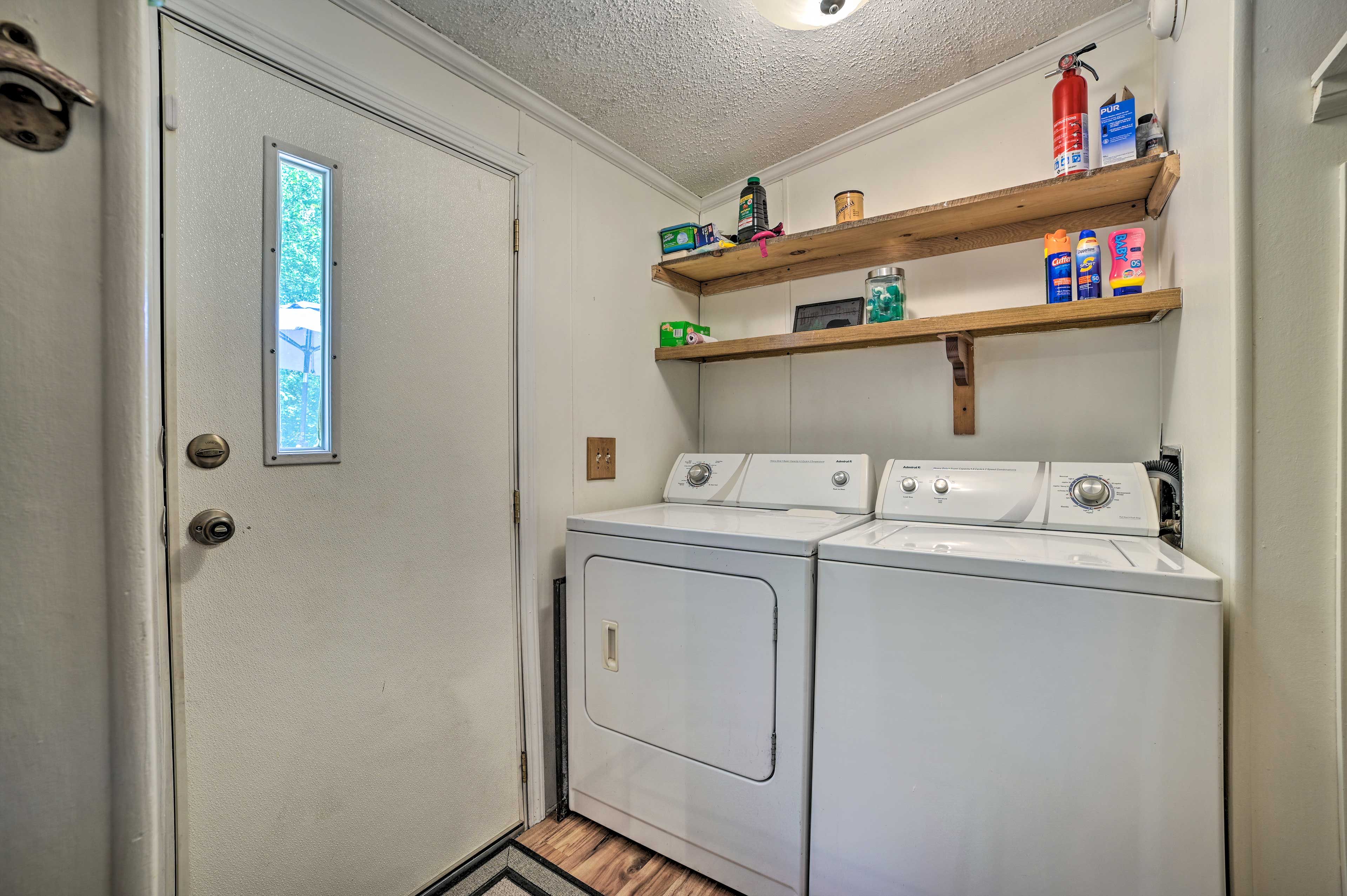 Laundry Area | Laundry Detergent Provided