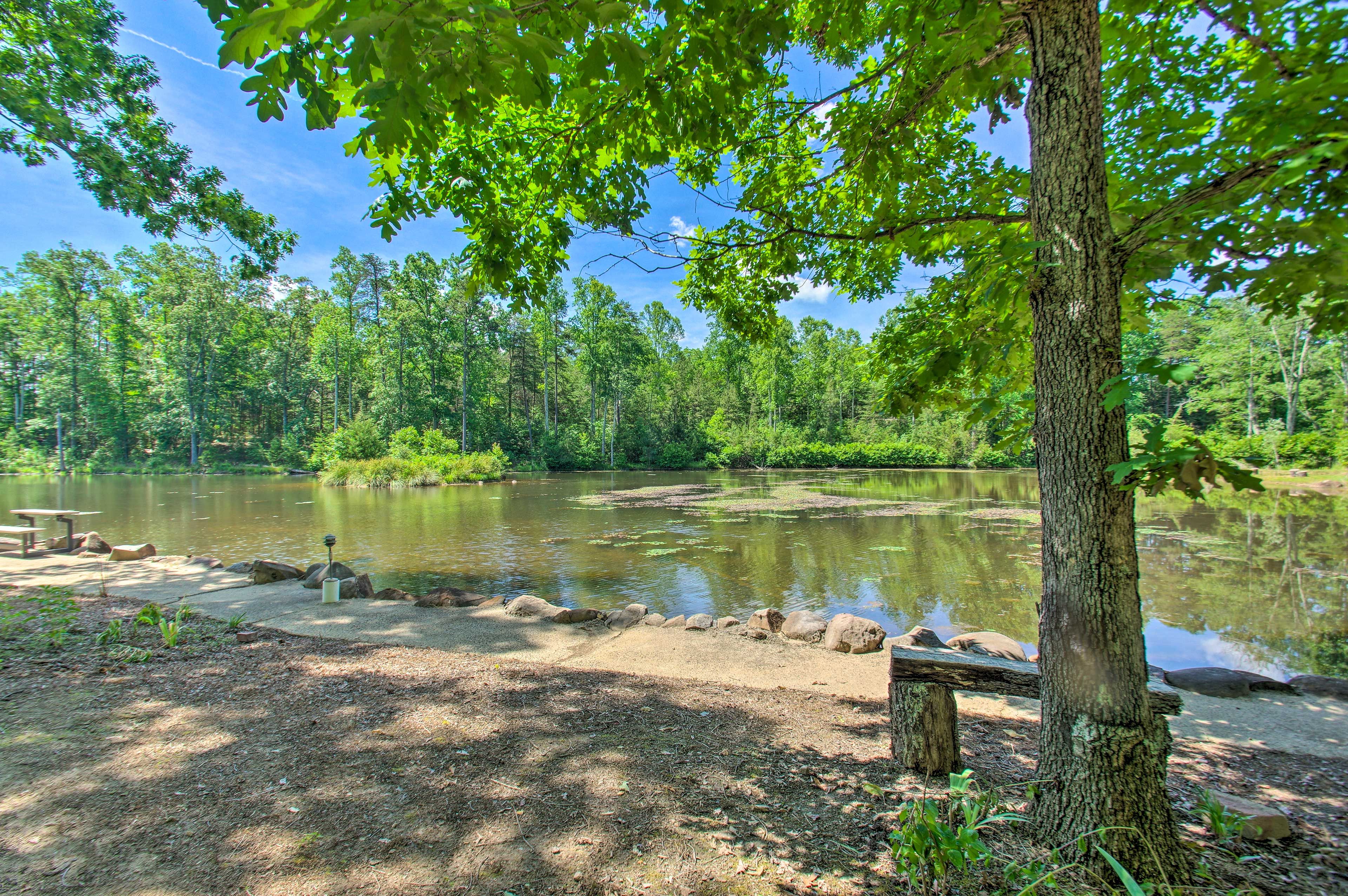 Lake | Canoe & Fishing Supplies Available w/ Fee