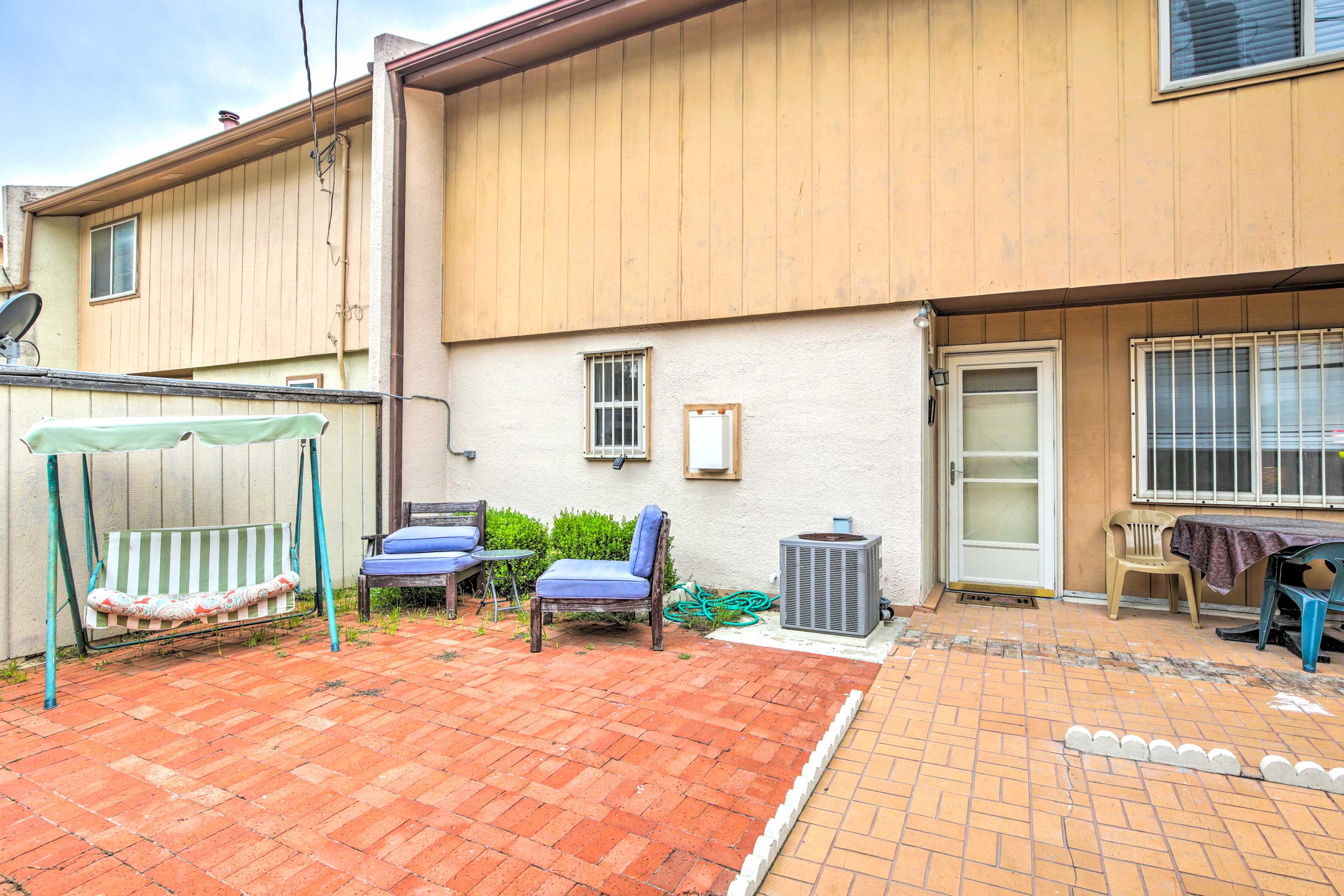 Private Fenced Patio