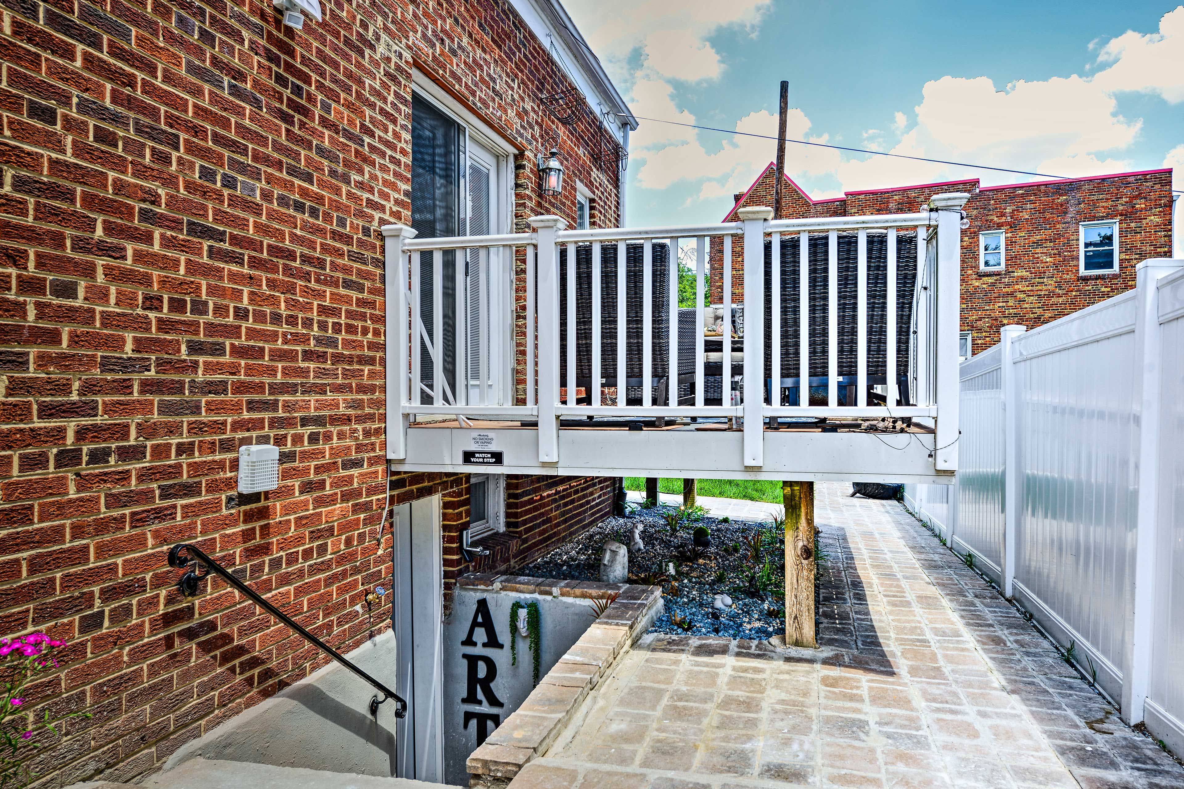 Studio Entrance | Lower-Level Unit | Add'l Rentals On-Site