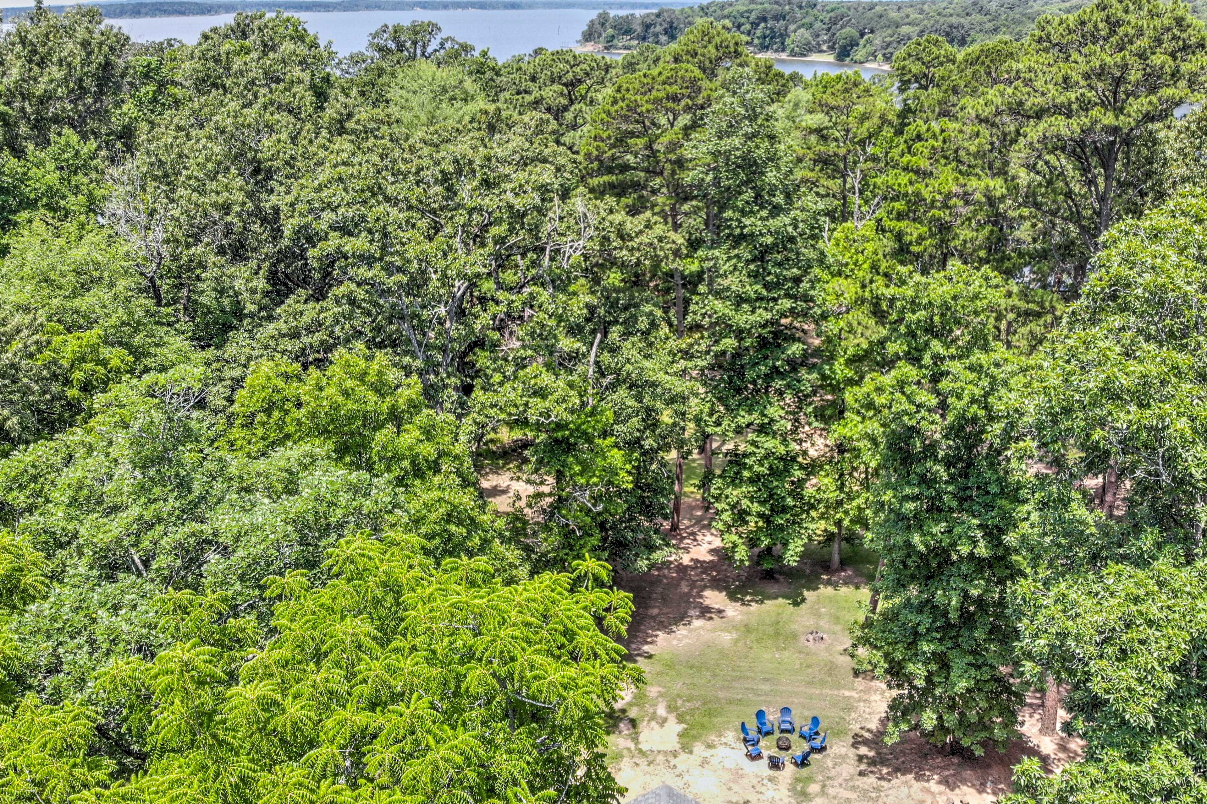 Ariel View of the Property