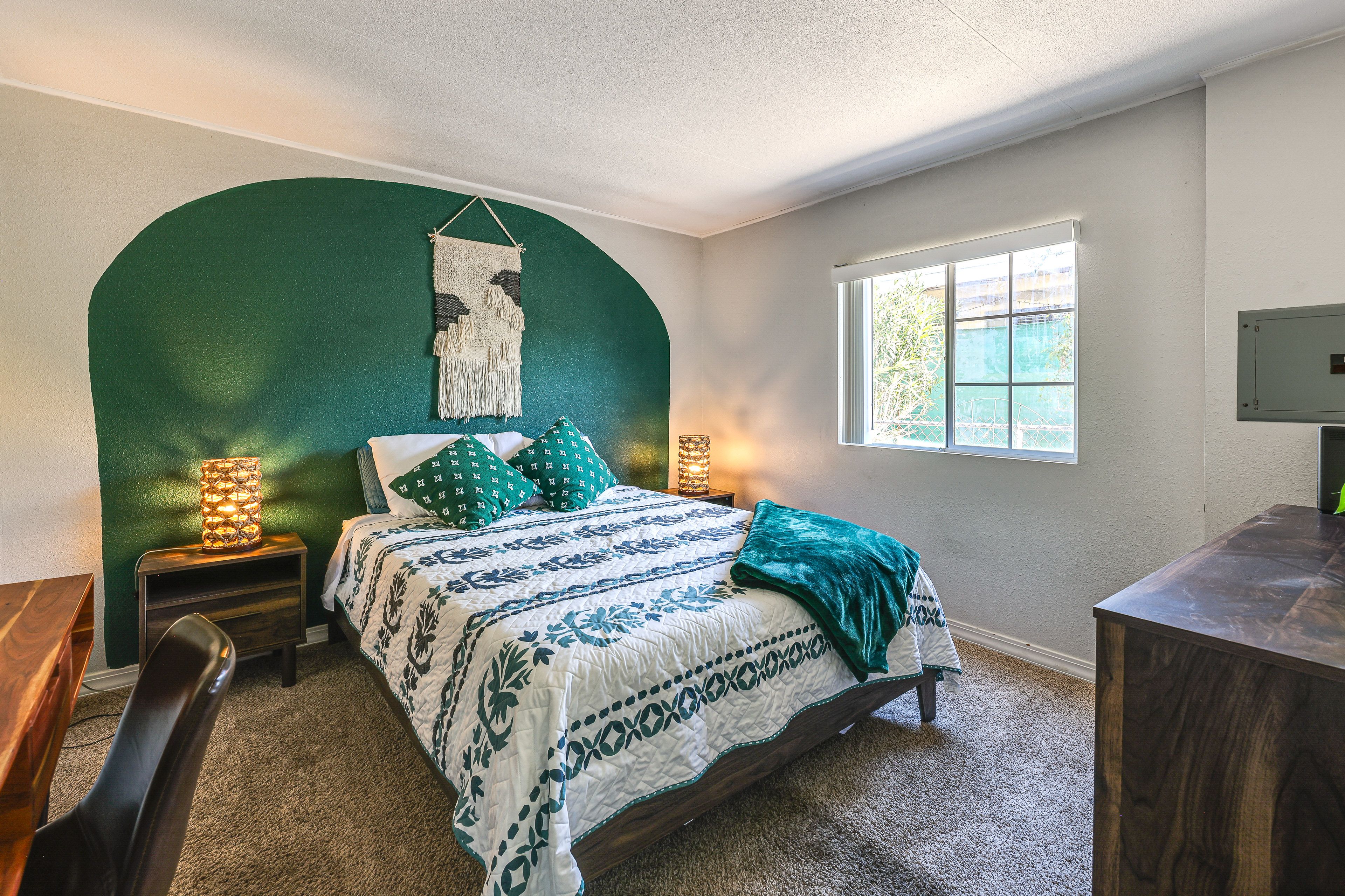 Bedroom 2 | Queen Bed | Home Office Space