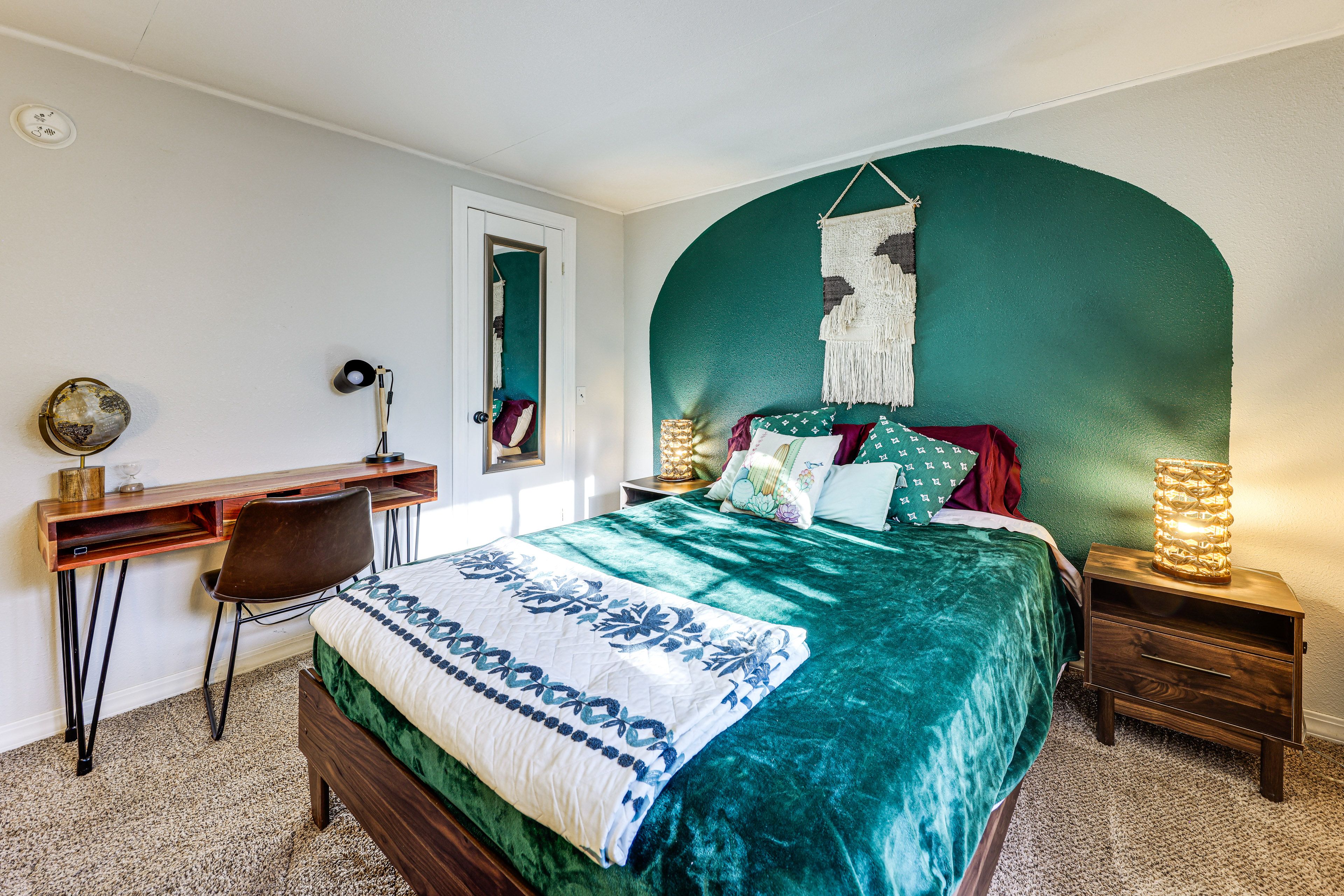 Bedroom 2 | Queen Bed | Home Office Space