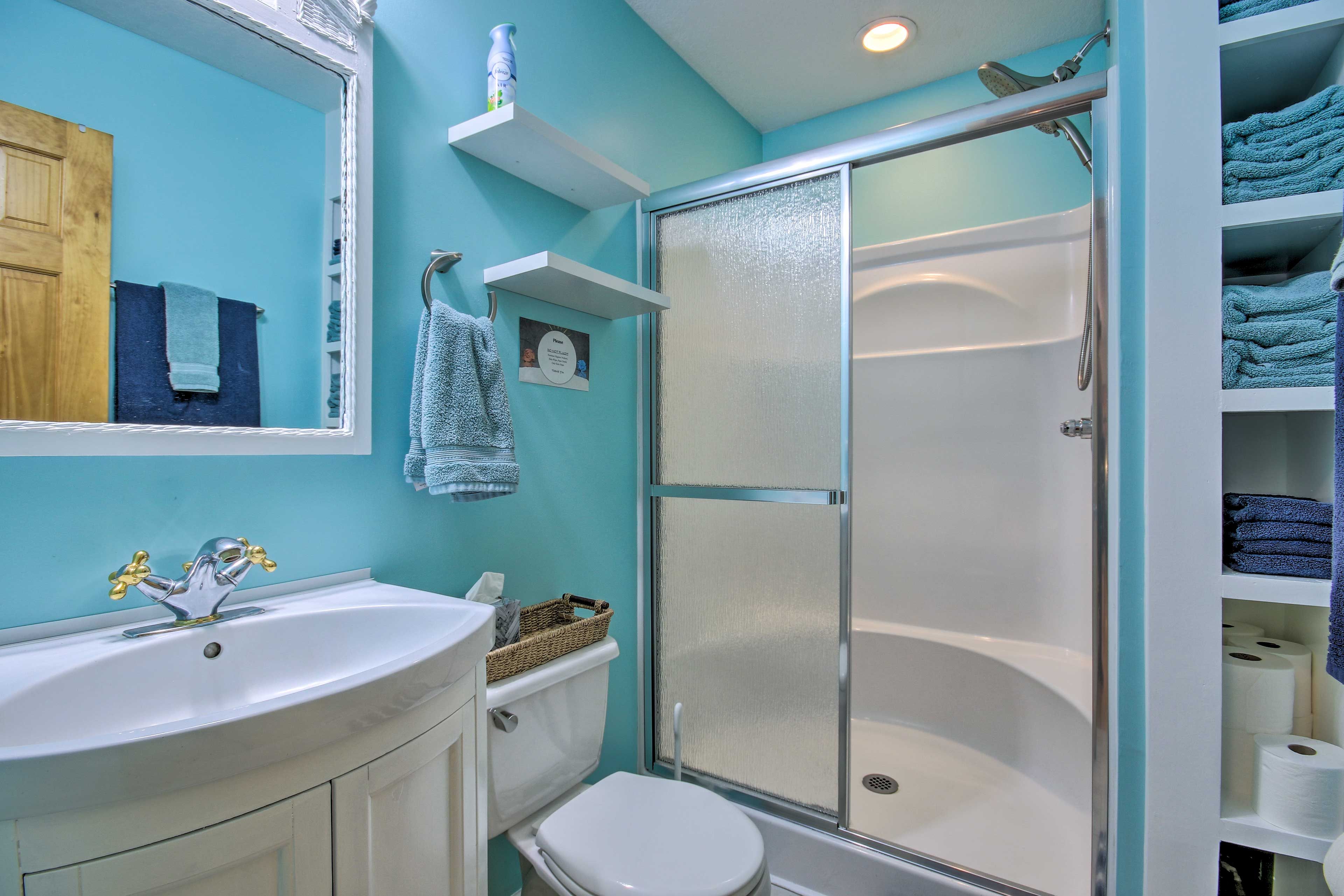Full Bathroom | Towels Provided | Complimentary Toiletries