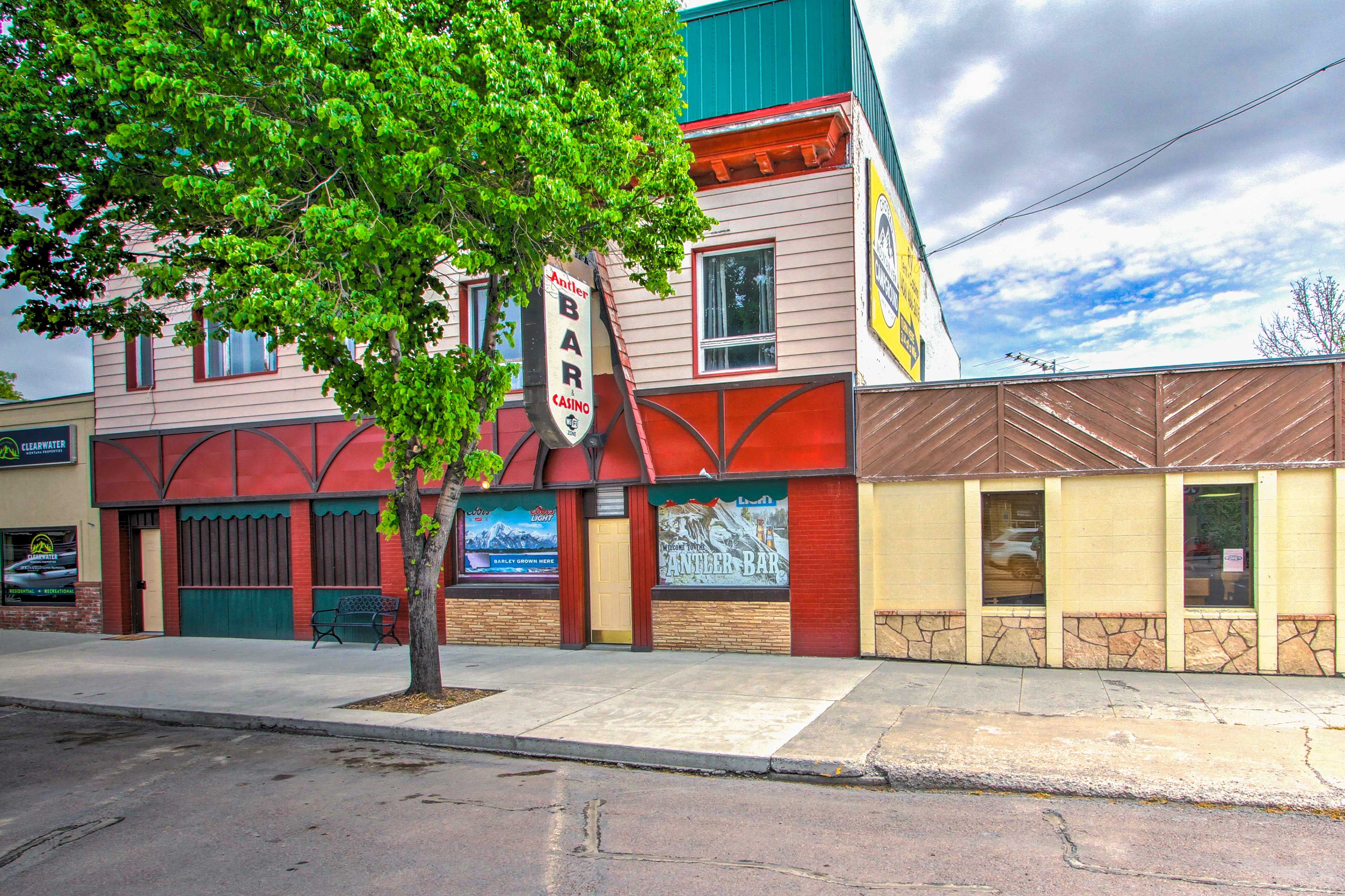 Apartment Exterior | Located on 2nd Floor Above Bar