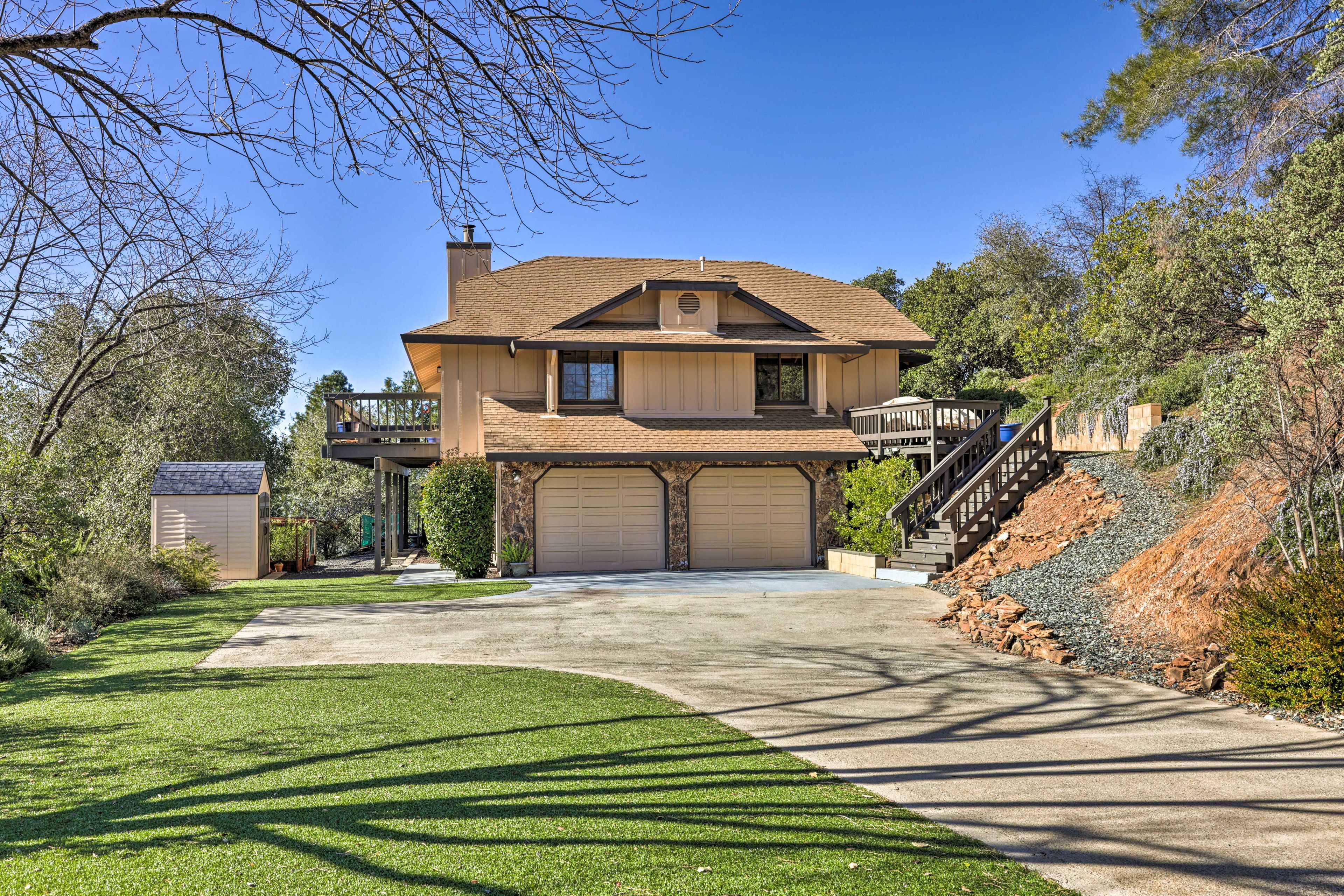 Exterior | 2nd-Floor Entry | Bedroom/Full Bathroom on Main Floor | Free WiFi