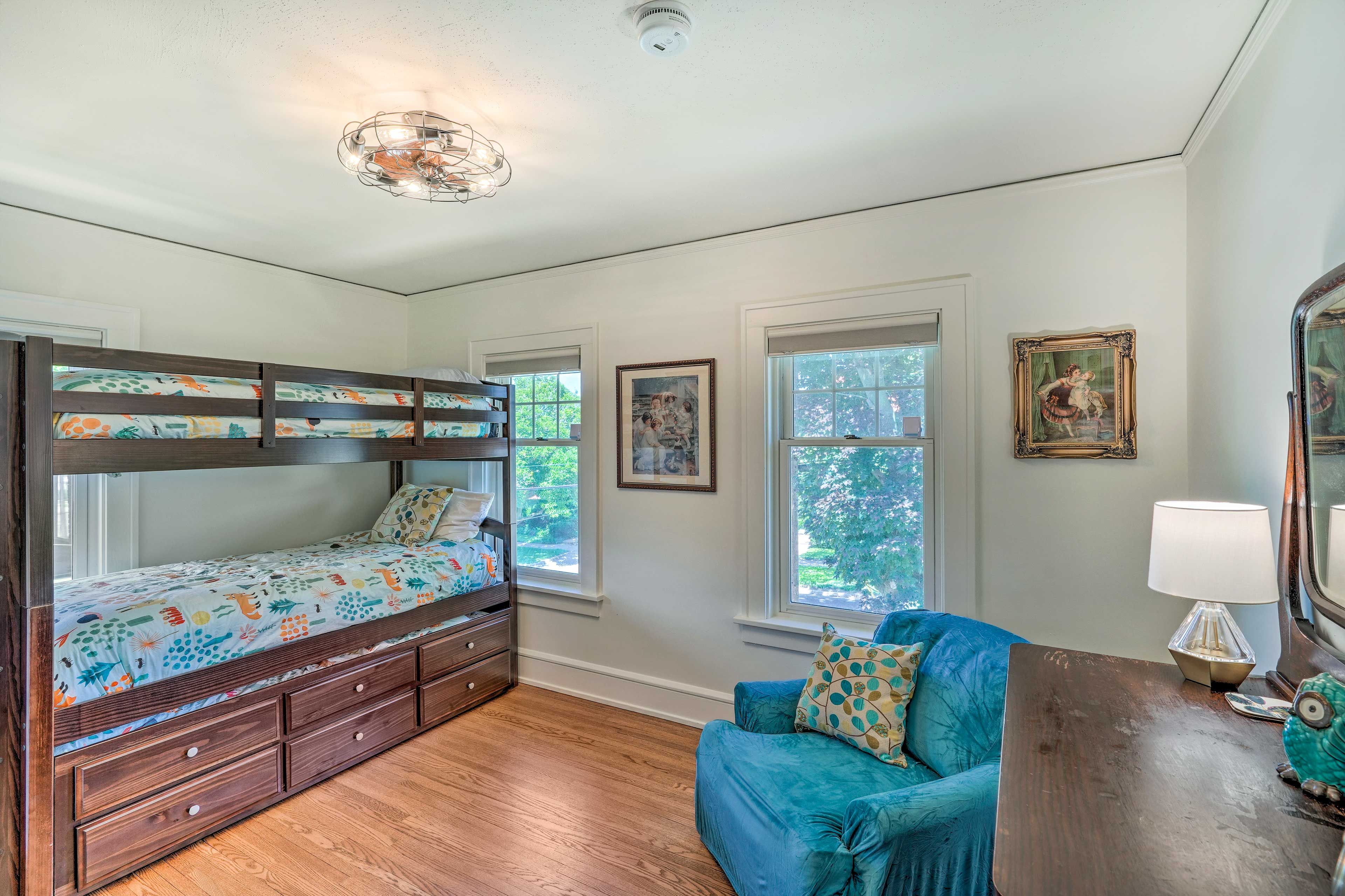 Bedroom 3 | Upper Level | Twin Bunk Bed w/ Trundle