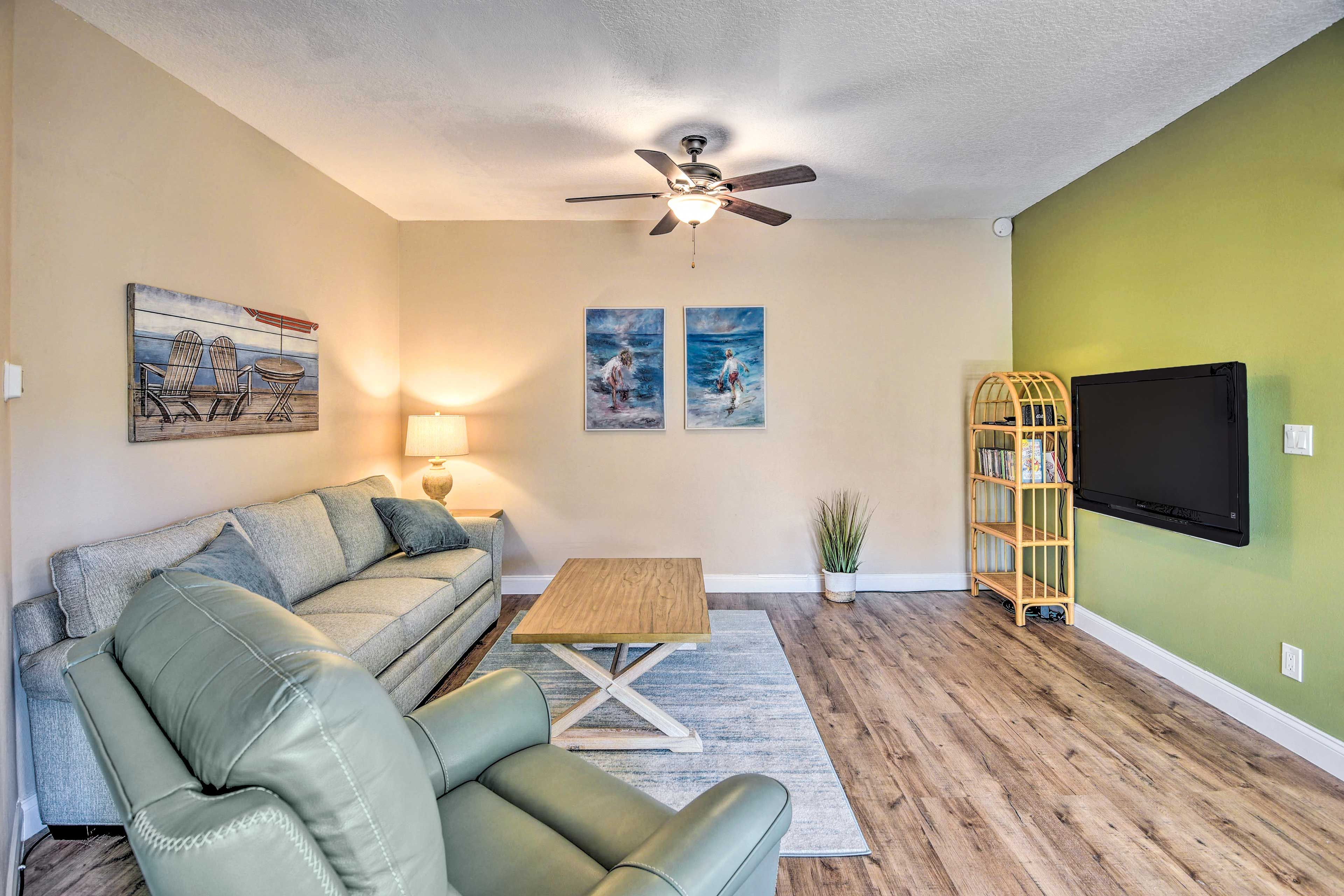 New Smyrna Beach Vacation Rental | 1BR | 1BA | 1 Step Required for Entry