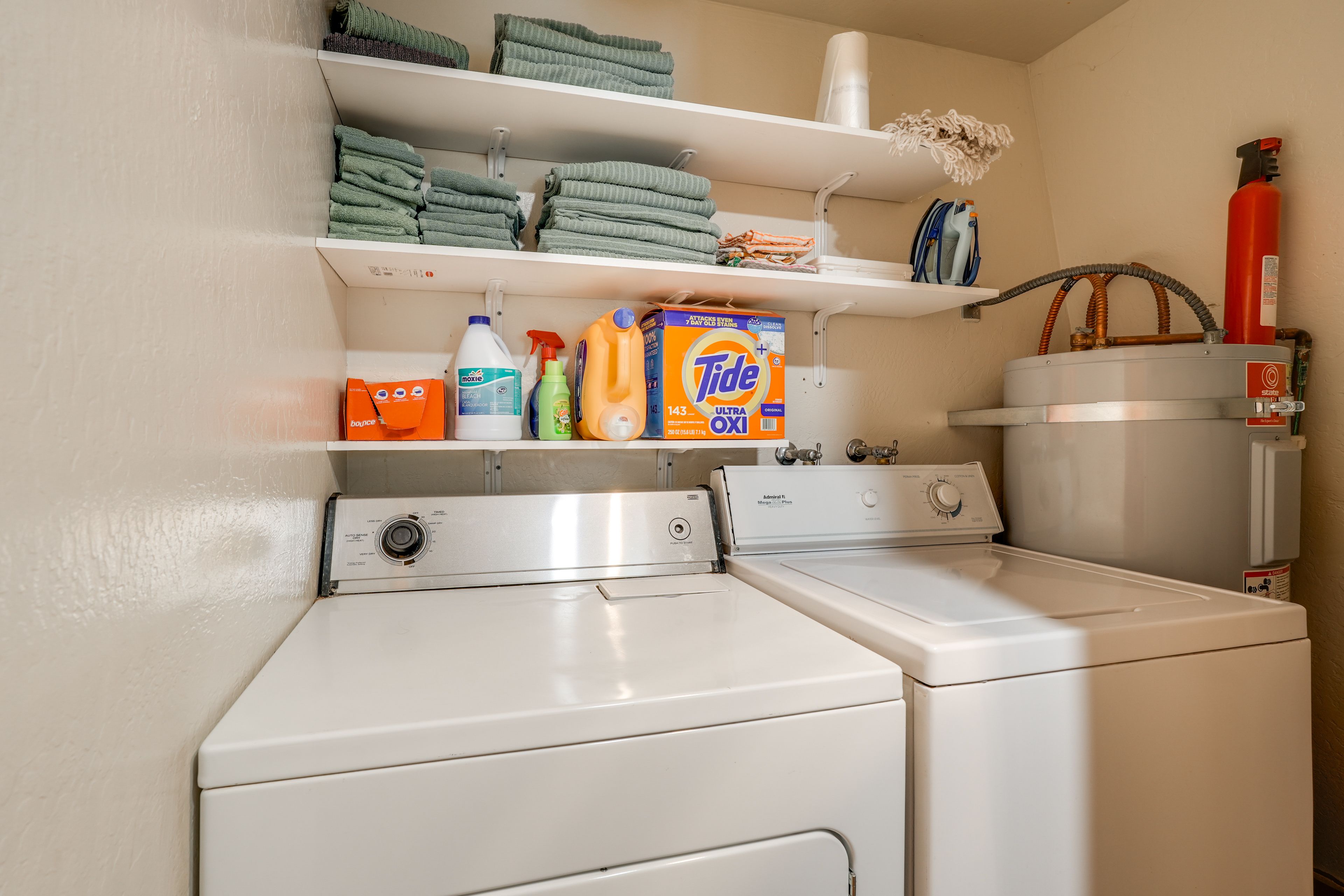 Laundry Area | 1st Floor | Linens Provided