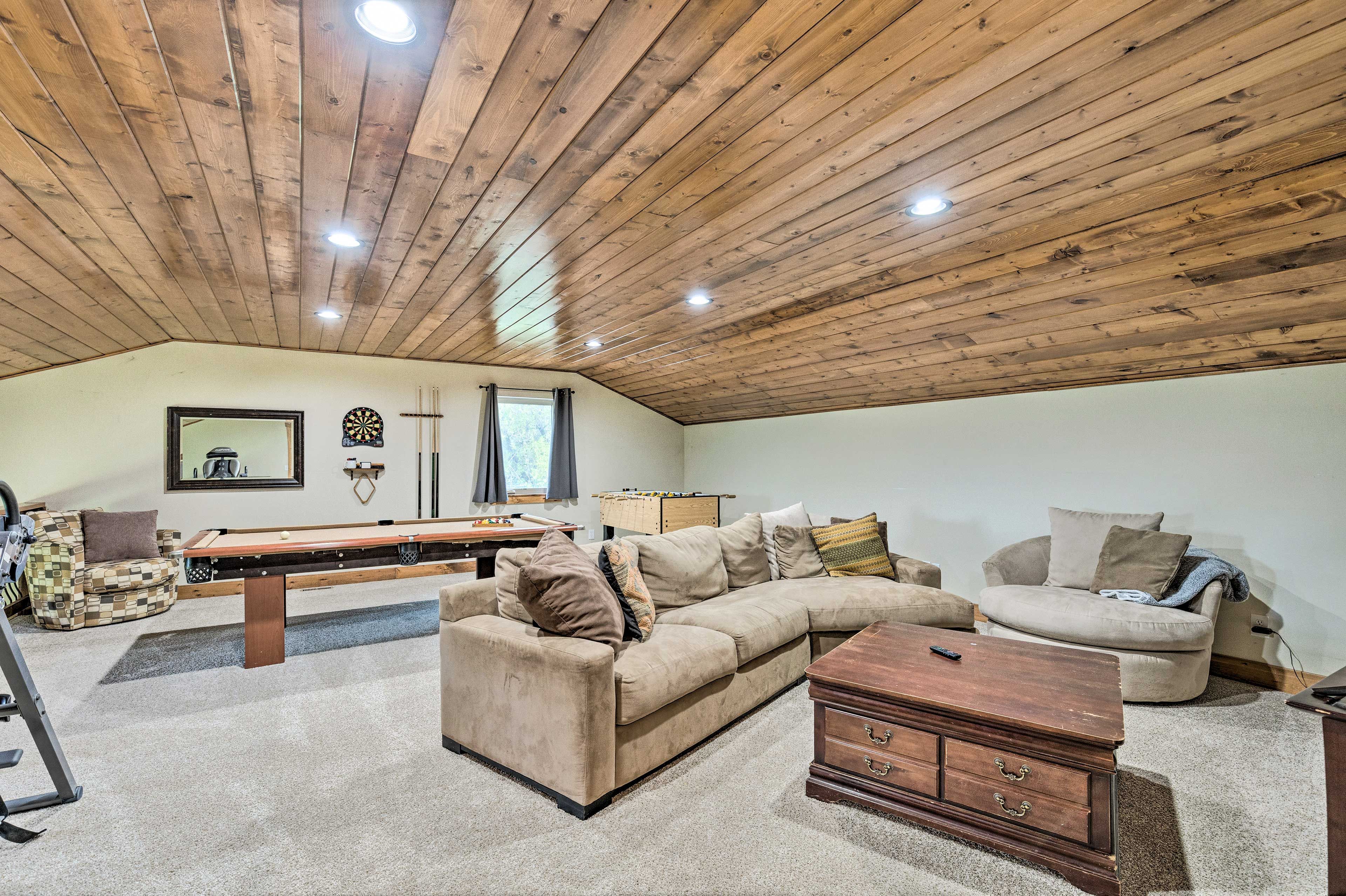 Game Room | 2nd Floor Loft | Sleeper Sofa | Foosball