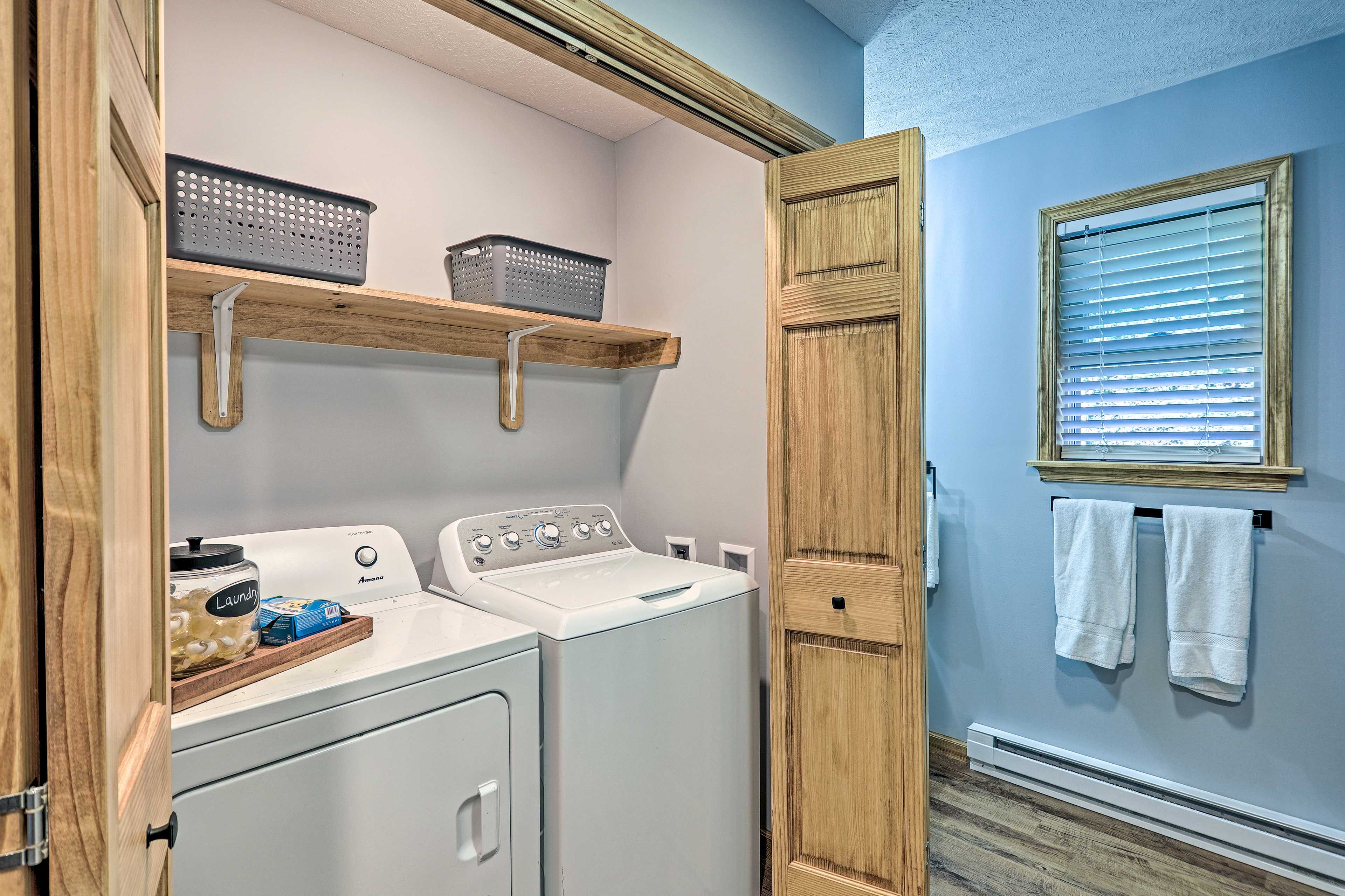 Laundry Area | Washer/Dryer | Laundry Detergent | Iron/Board
