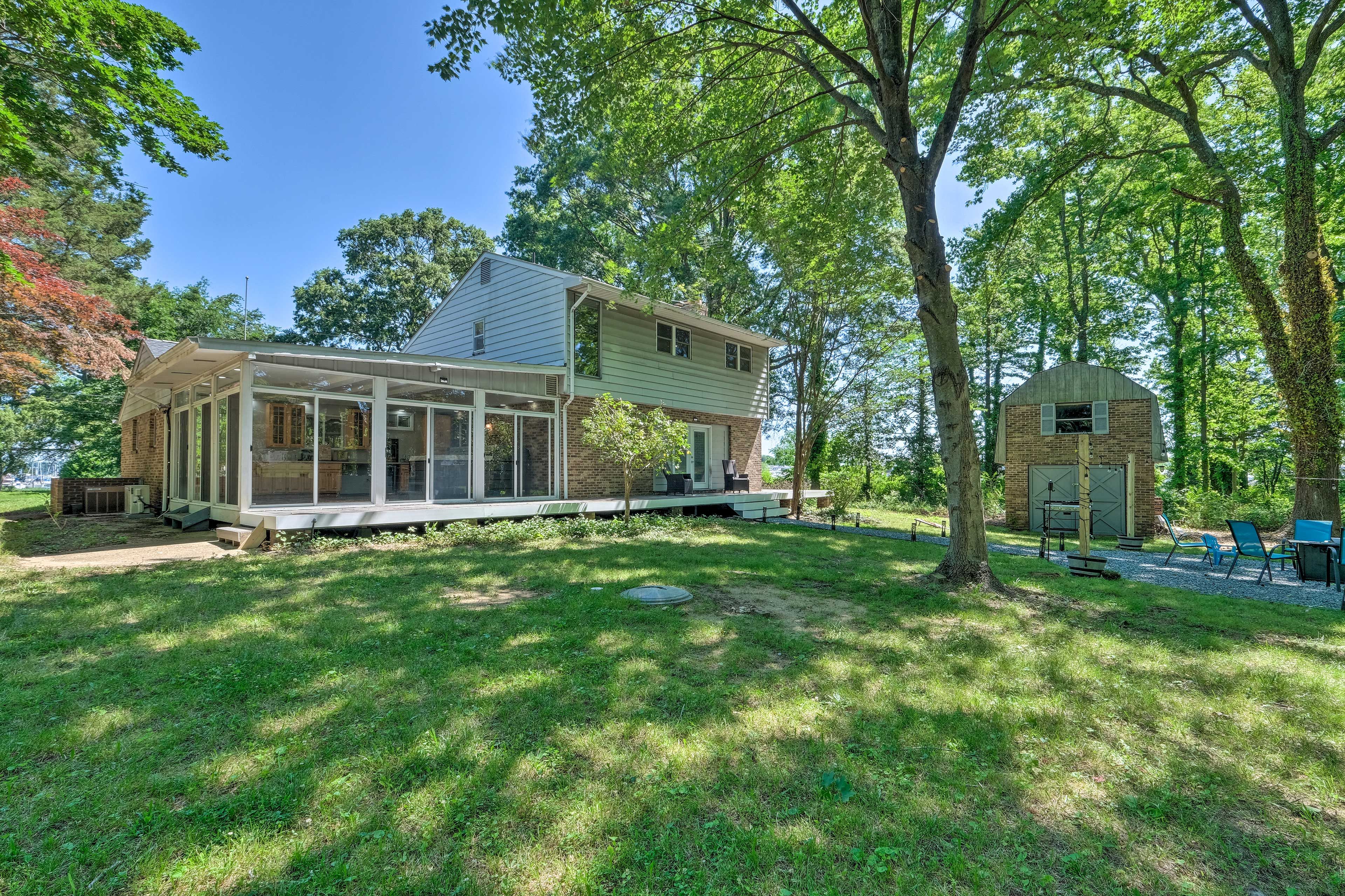 House Exterior | Private Yard