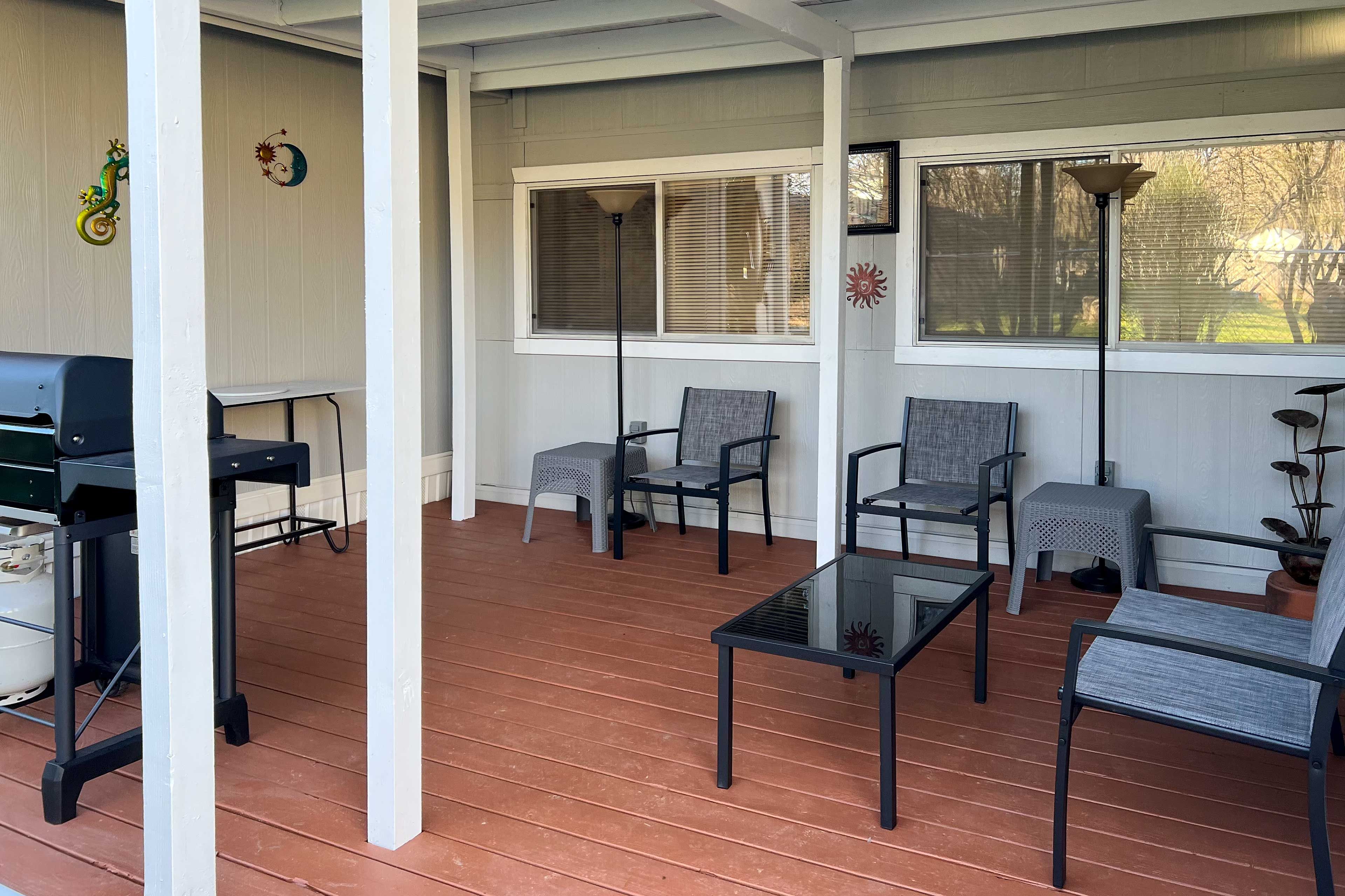 Furnished Patio | Gas Grill (Available Seasonally)