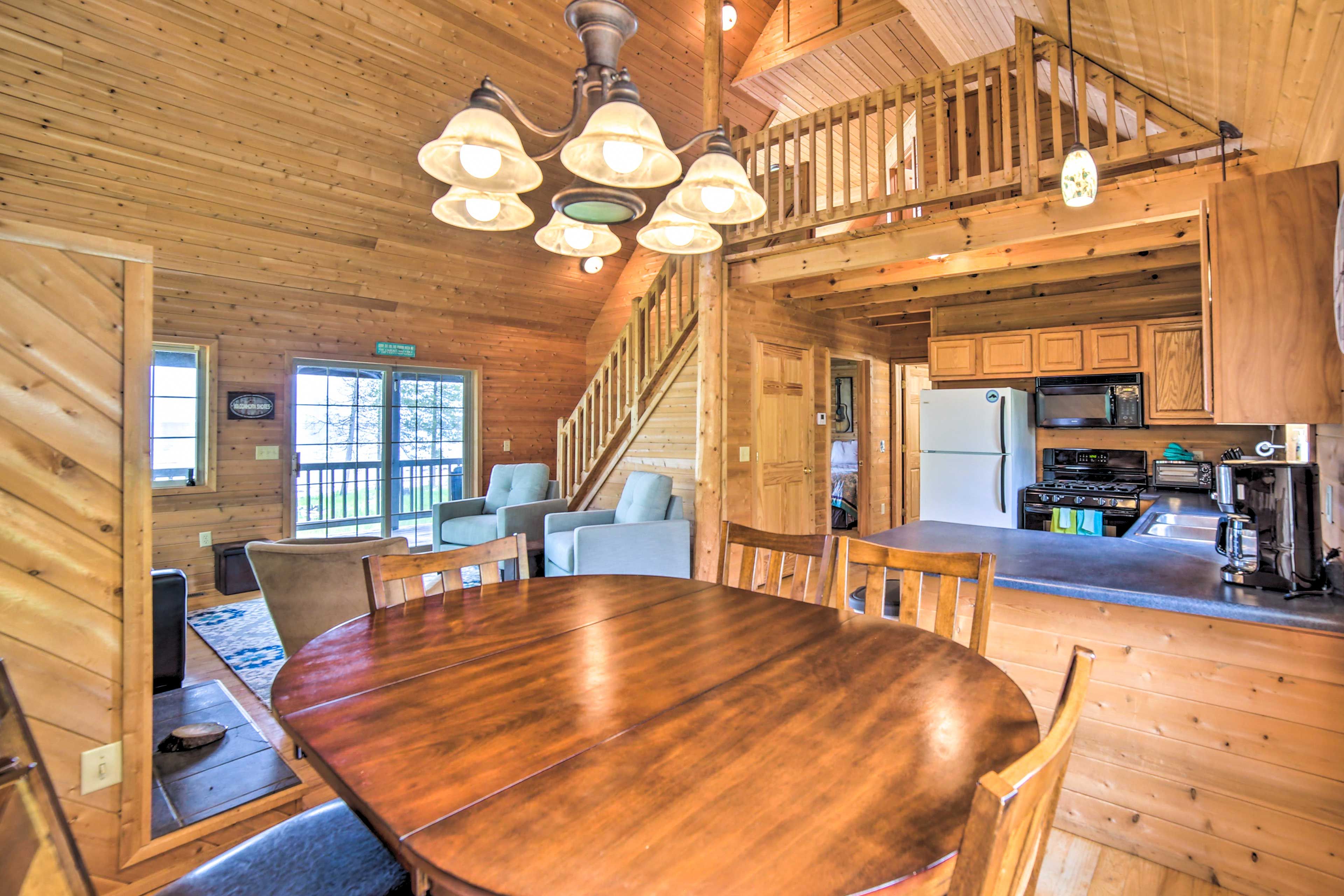 Dining Table | Dishware & Flatware Provided | Central A/C