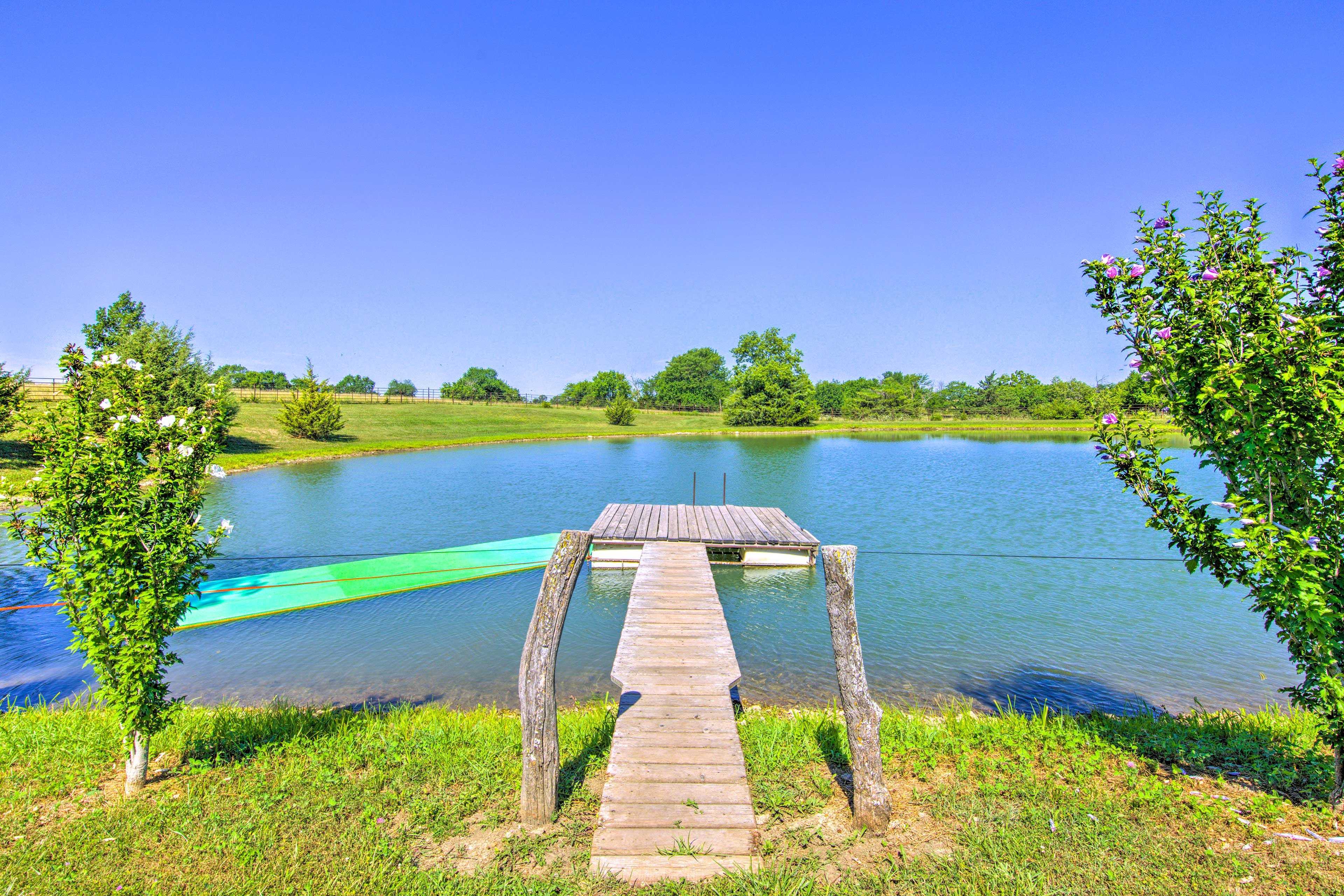 Swimming Pond | Pet Friendly w/ Fee (1 Dog Max)