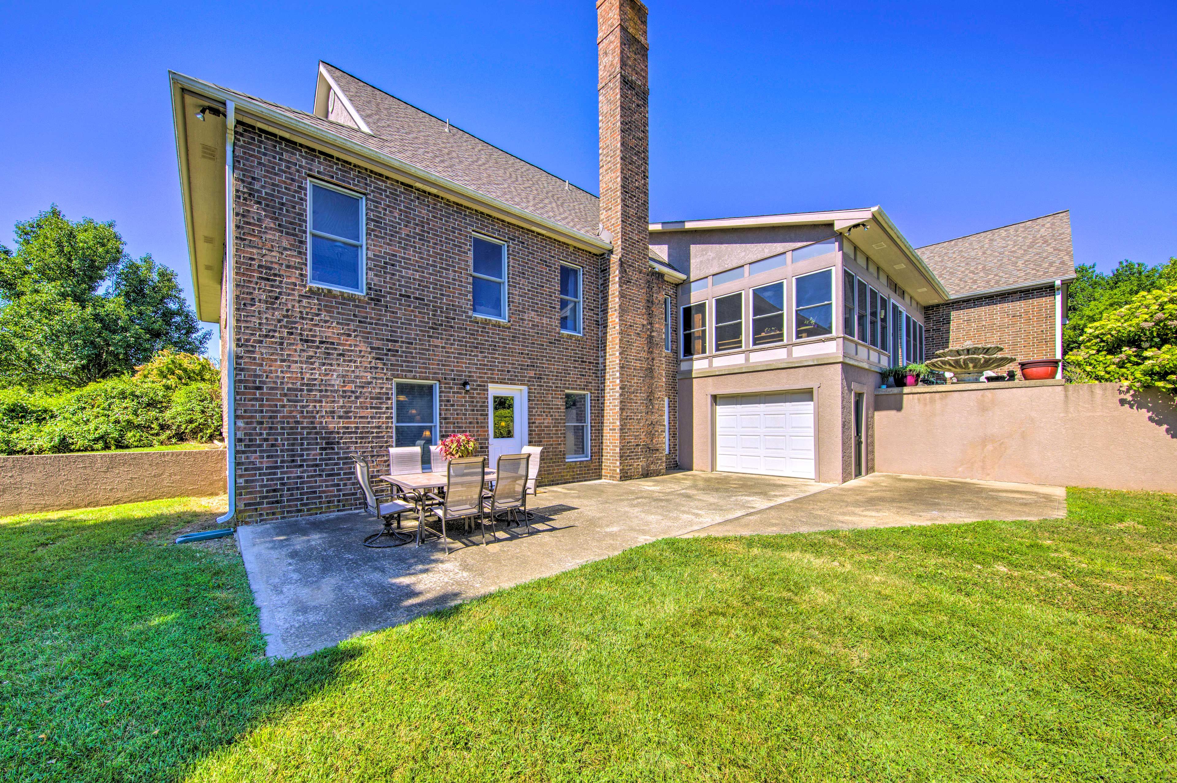 Patio | Owner On-Site (Upstairs Unit)