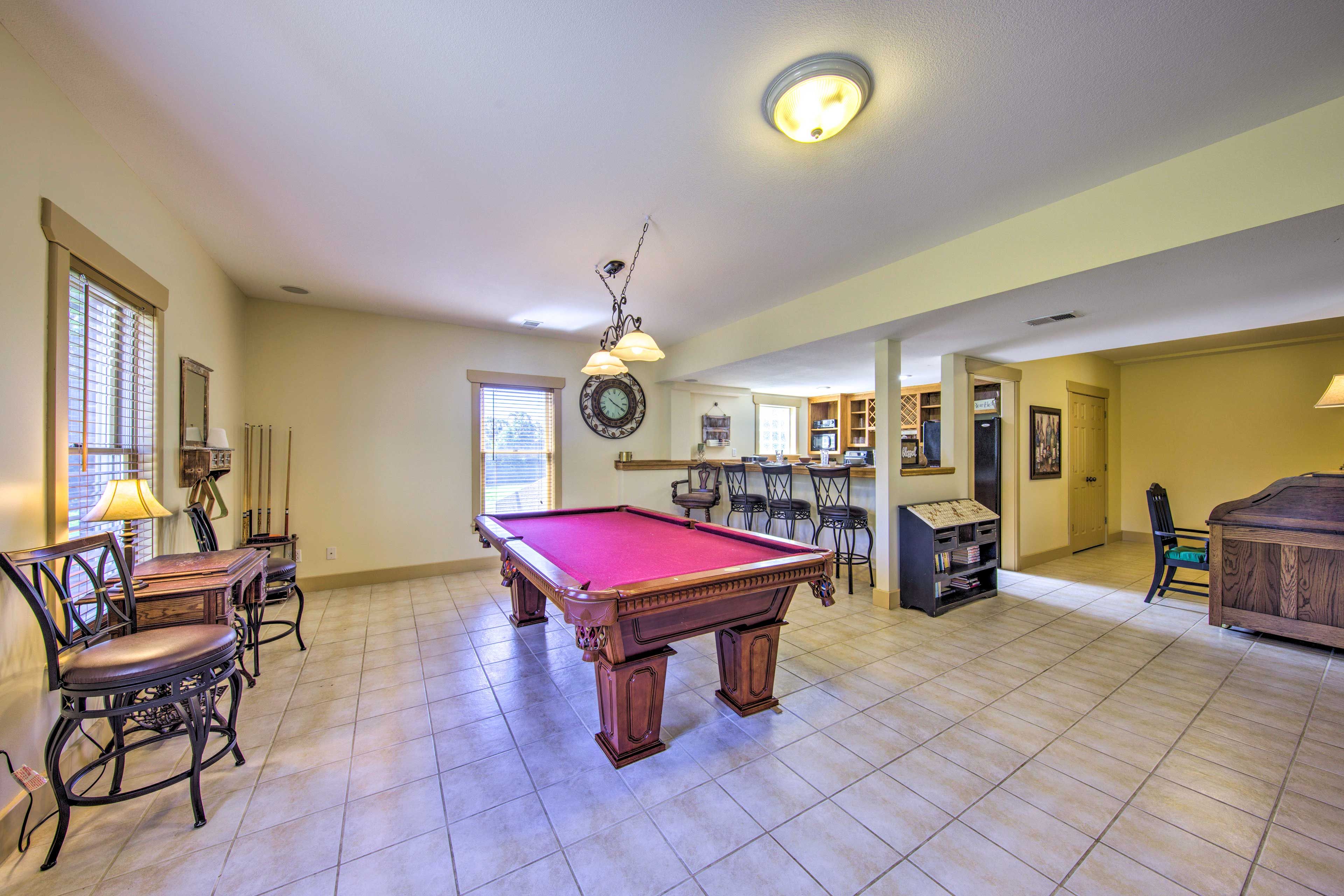 Pool Table Area