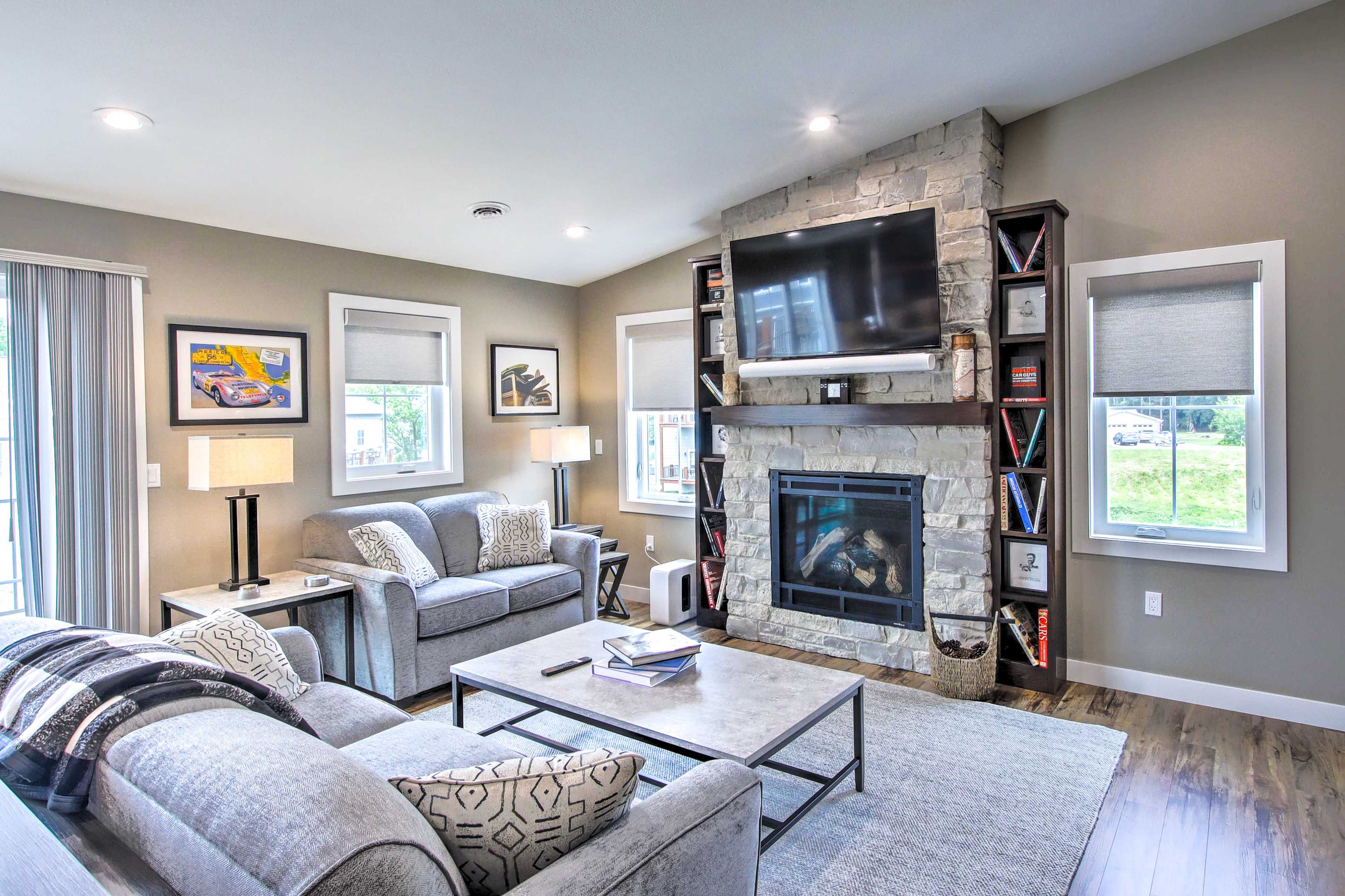 Plymouth Vacation Rental | 2BR | 2BA | 1,460 Sq Ft | Stairs Required