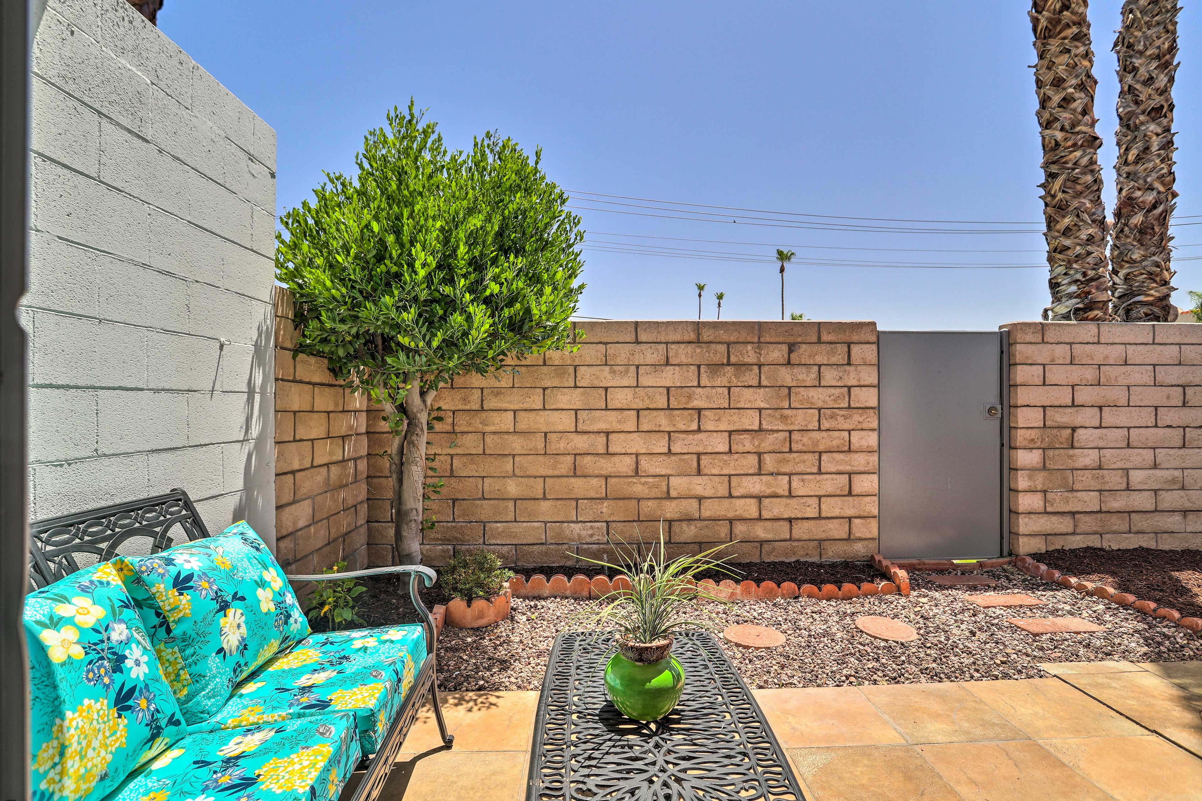 Private Back Patio