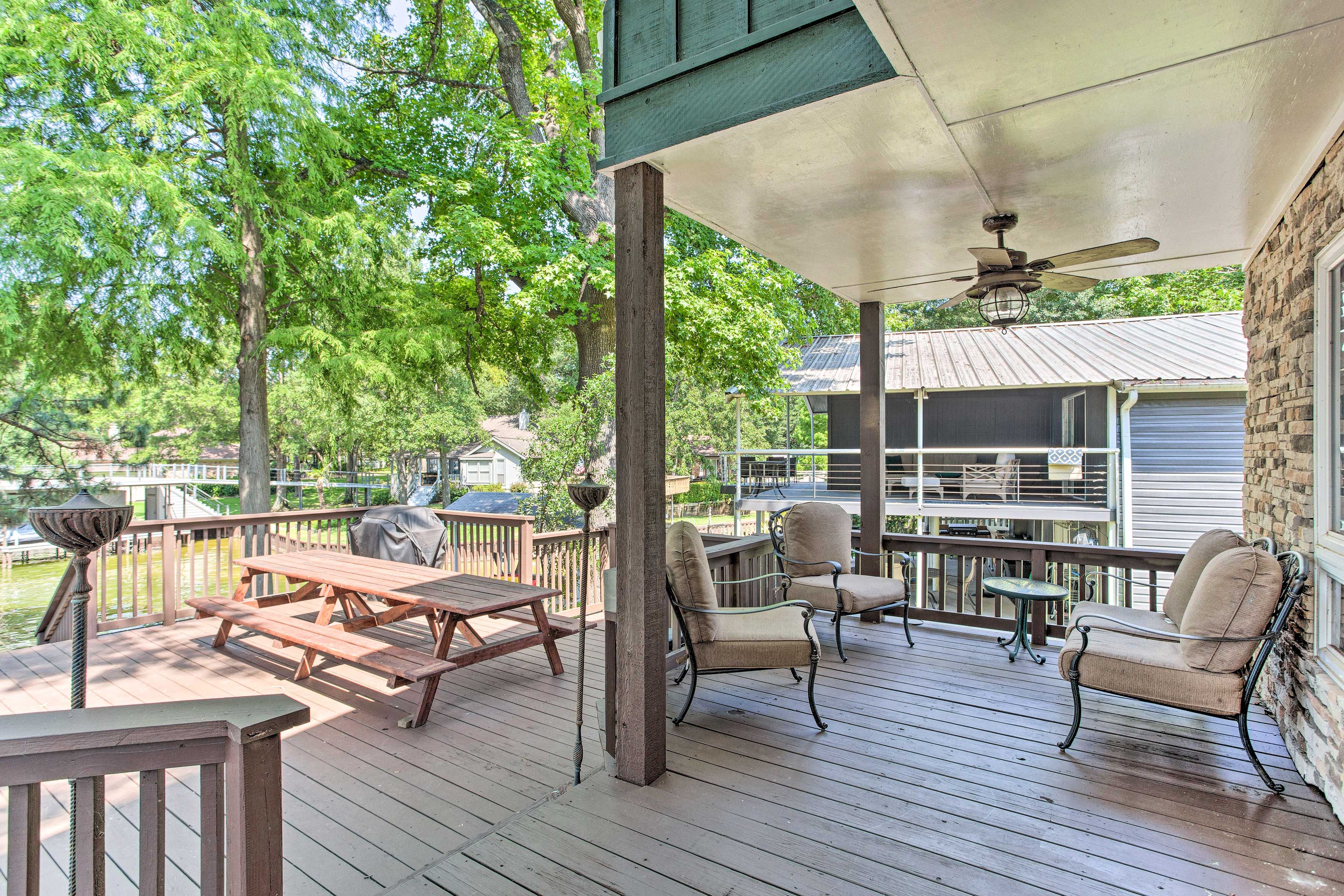 Deck | Outdoor Seating | Water Views