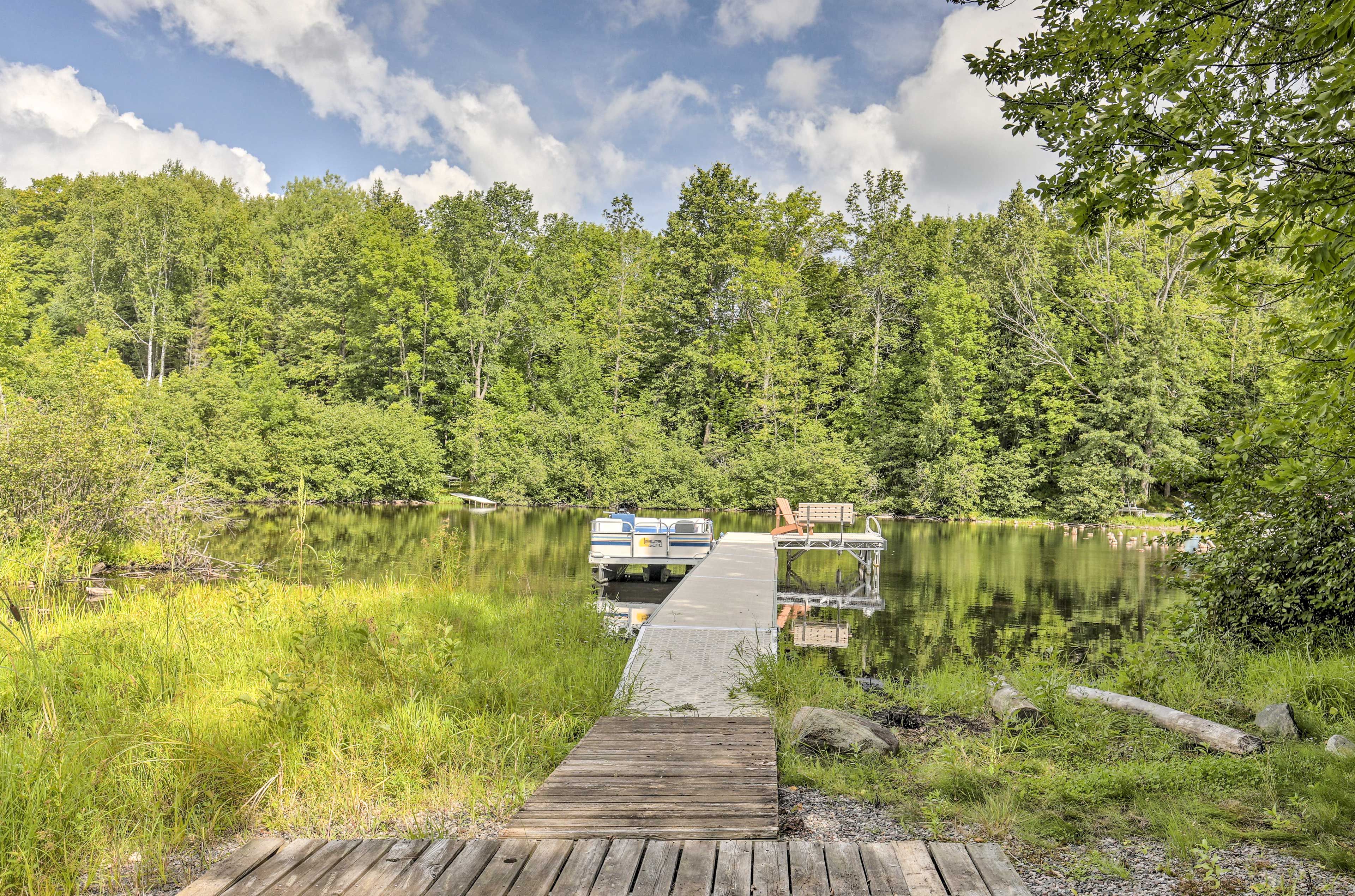 Private Boat Dock | Minocqua Lake Access