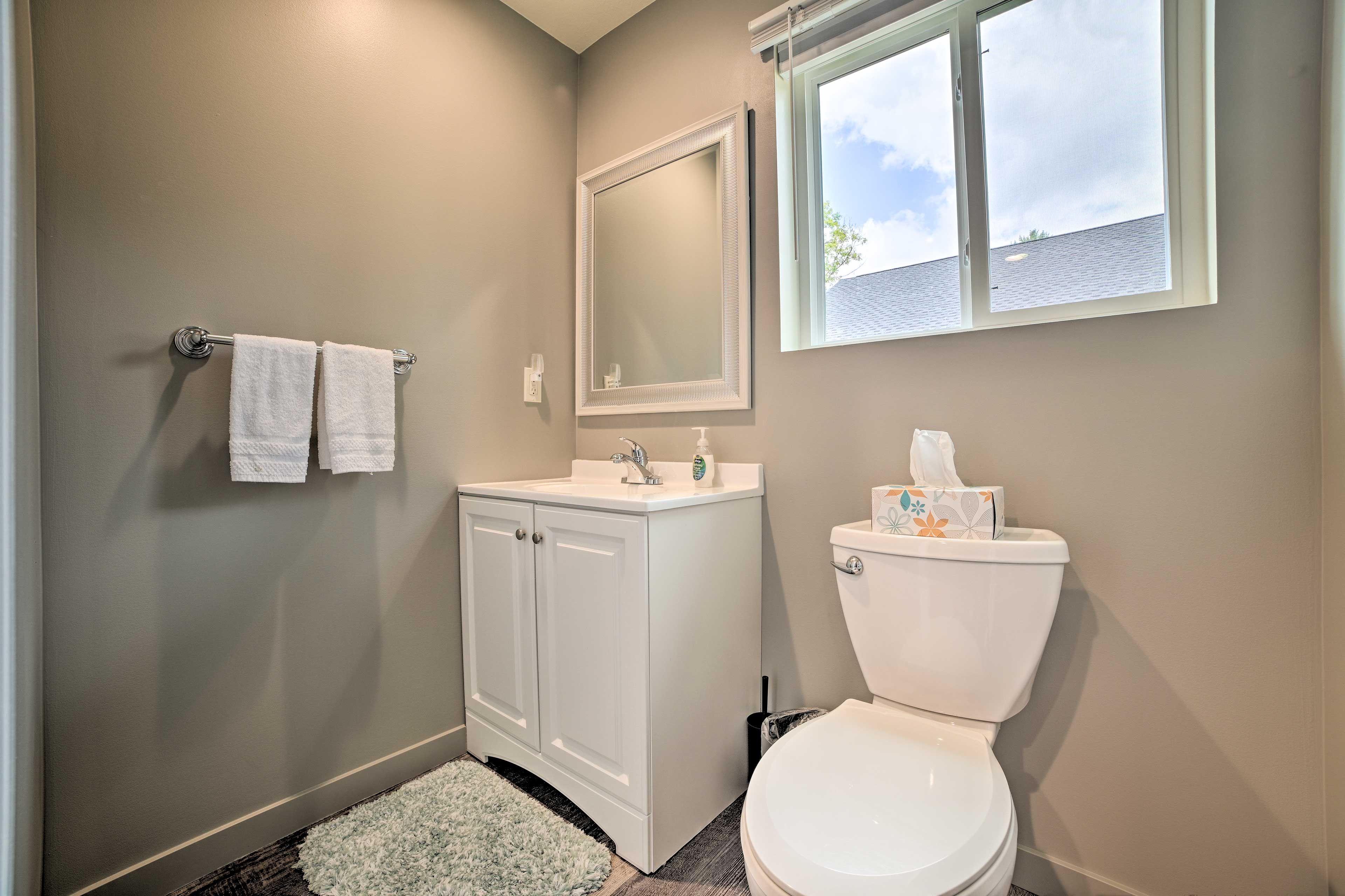 Half Bathroom | Towels Provided | Hair Dryer