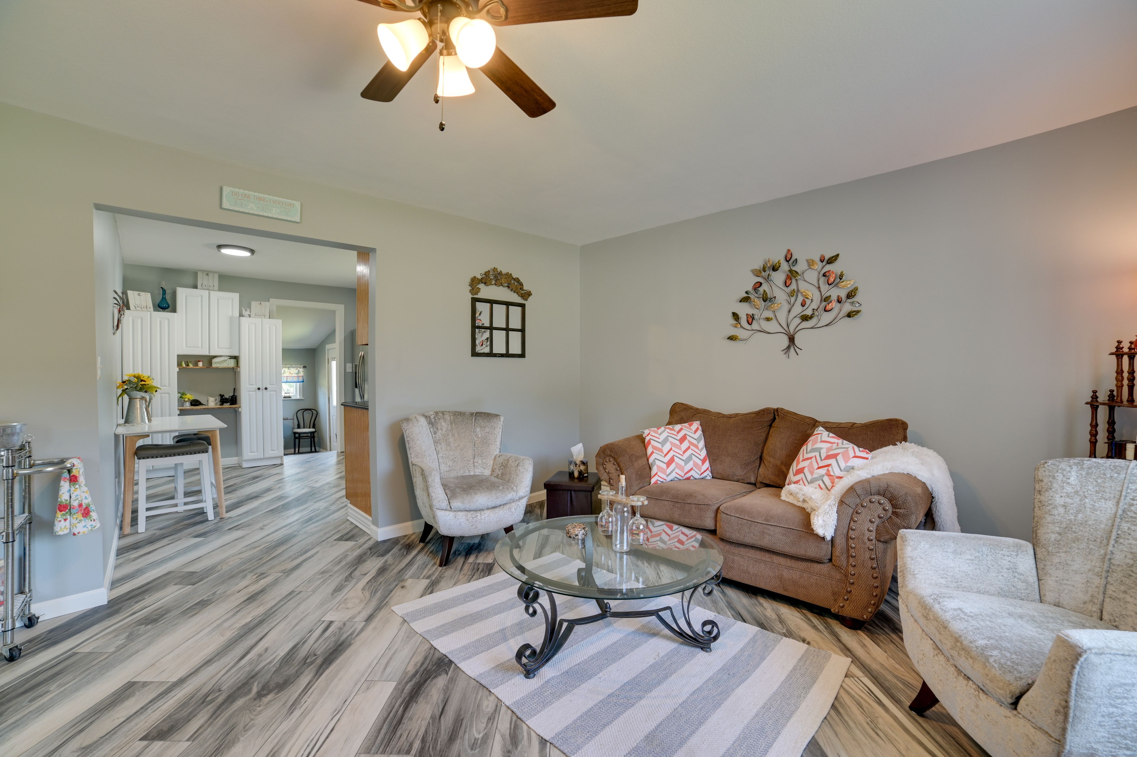 Living Room | Free WiFi | Window A/C Unit