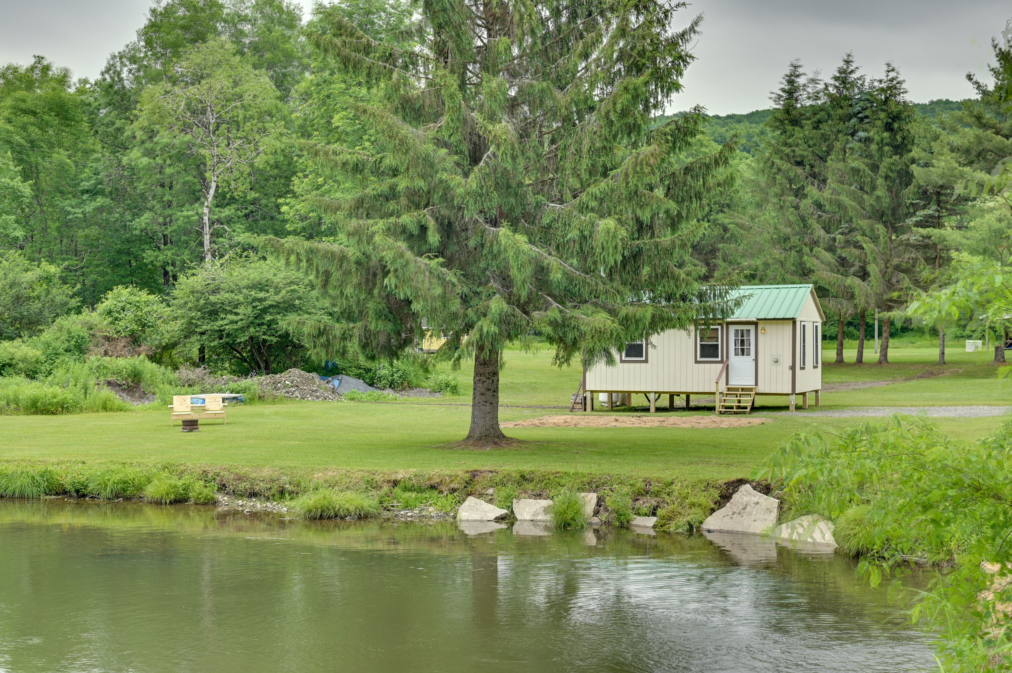 Cabin Exterior | Fishing On-Site | Horseback Riding Trails Nearby