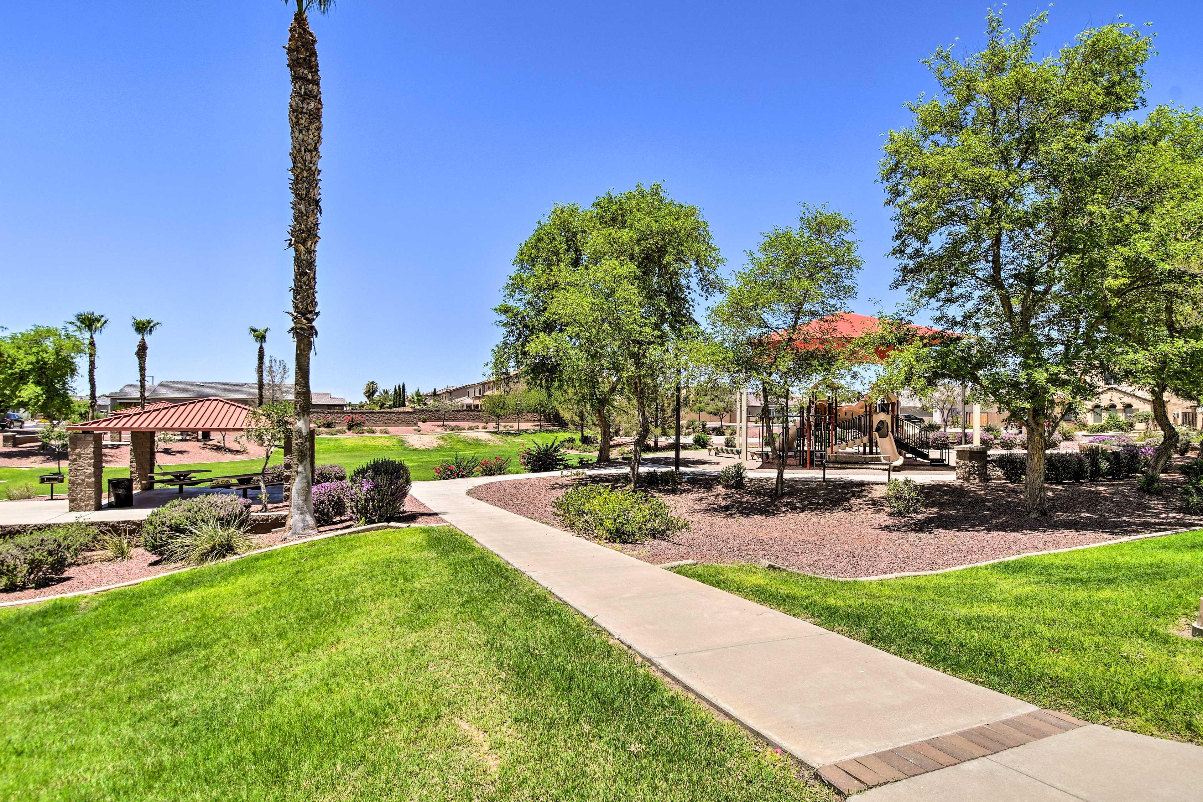 Public Playground | Picnic Area | Fishing Lake | Biking & Walking Paths