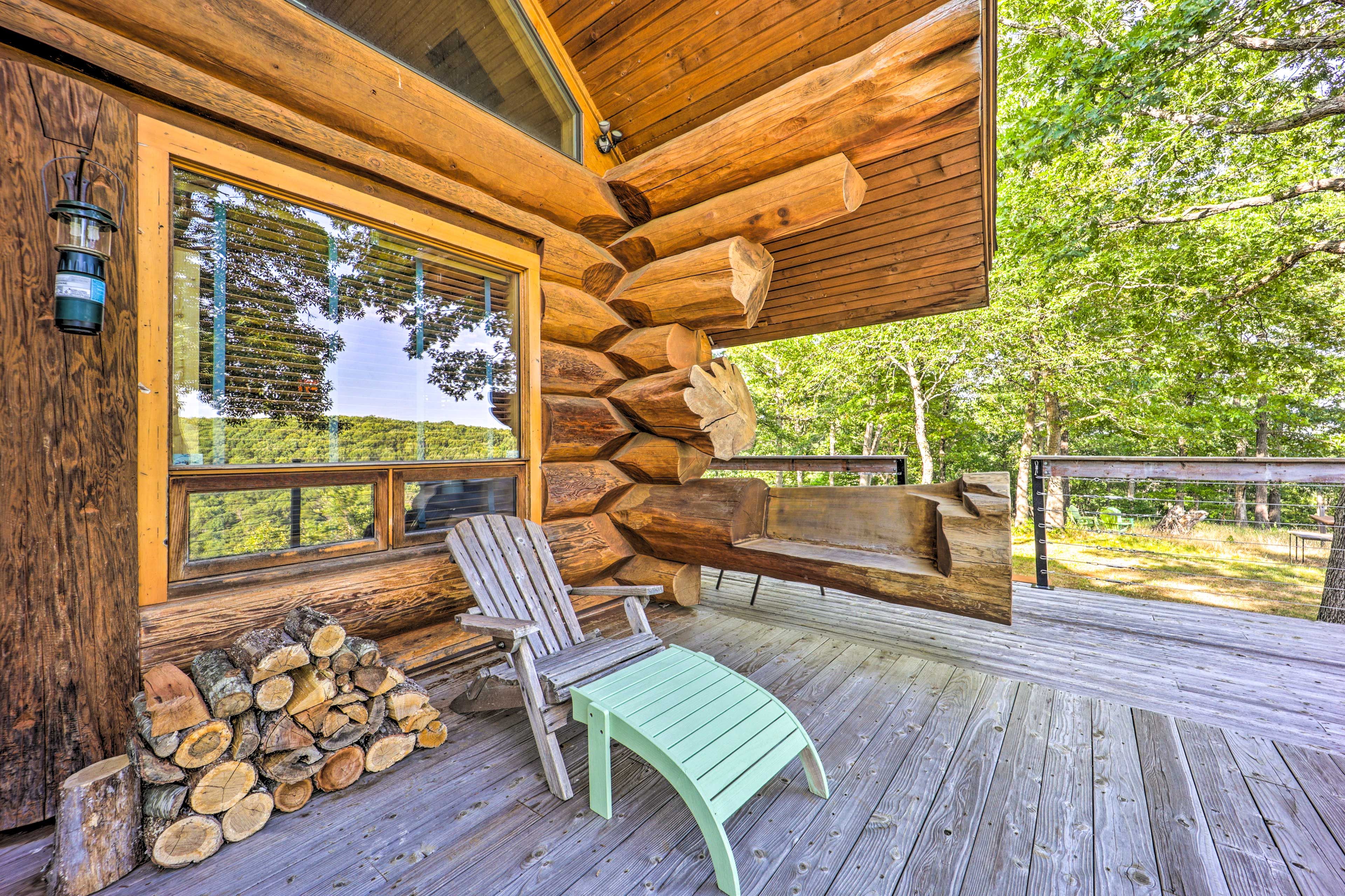Private Wraparound Deck | 2 Charcoal Grills | Natural Views